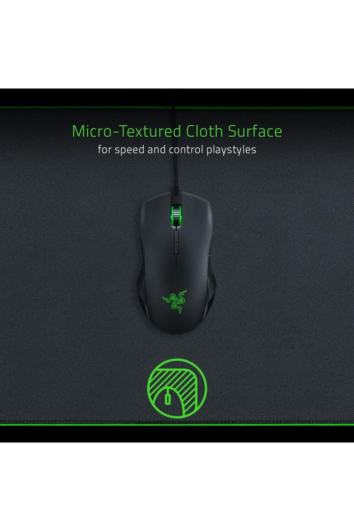 erorex-Goliathus Chroma Soft Gaming Mouse Mat Micro Textured Cloth Surface Optimized All Sensitivity 3
