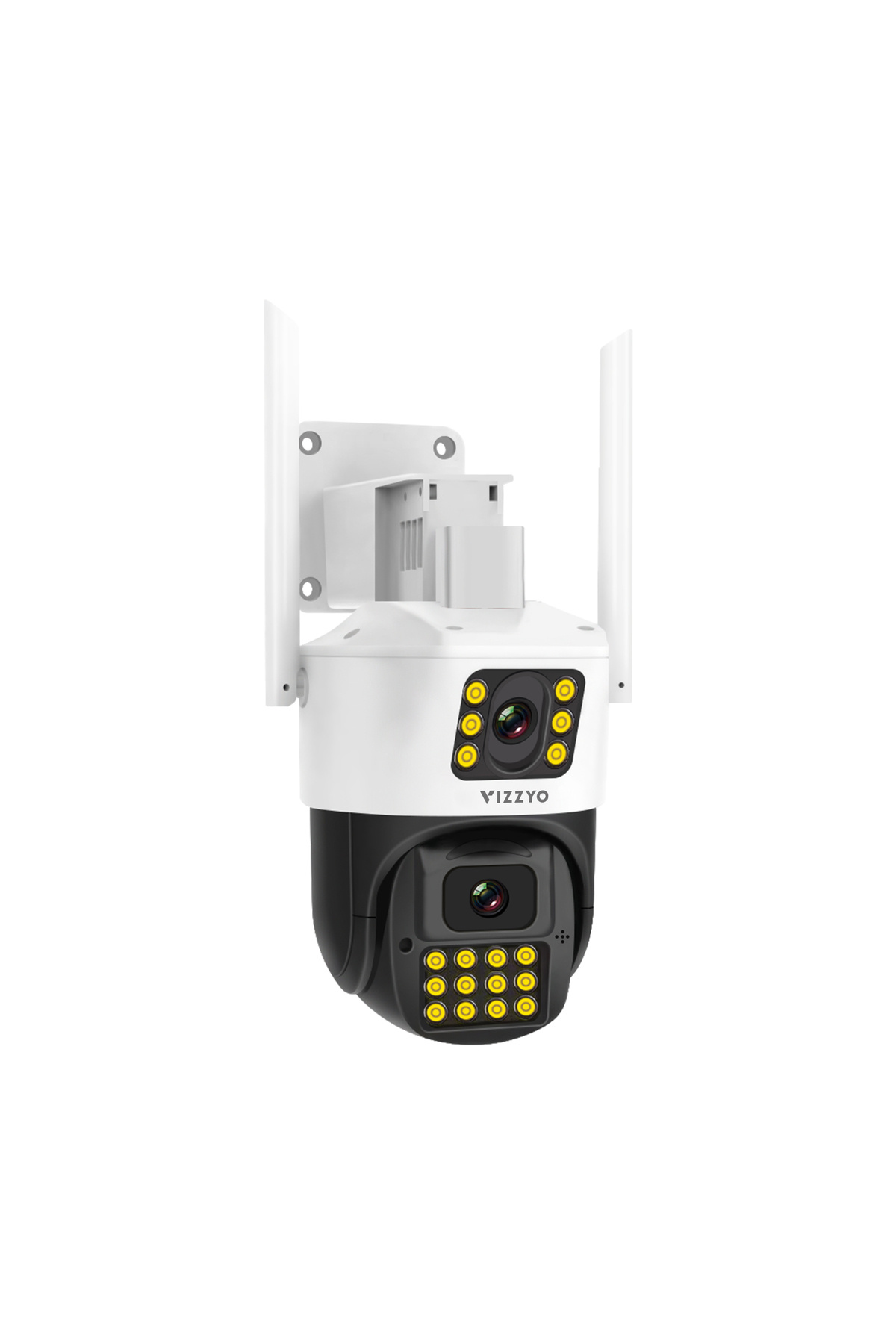 vizzyo-Dual Surveillance WiFi Camera Dual Ranger, 8 MP, Night Vision, Motion Detection, HDR, IP 66 2