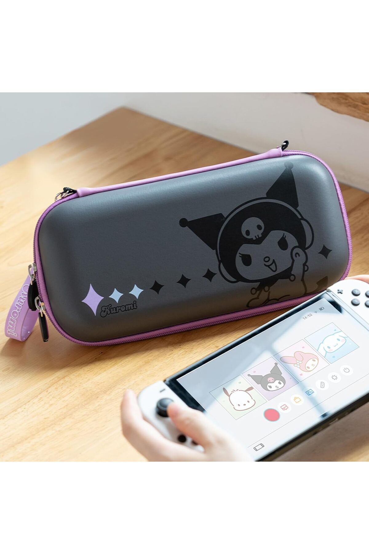 erorex-حقيبة حمل متوافقة مع Switch/Oled Hard Shell Switch Case حقيبة سفر محمولة Switch Console 5