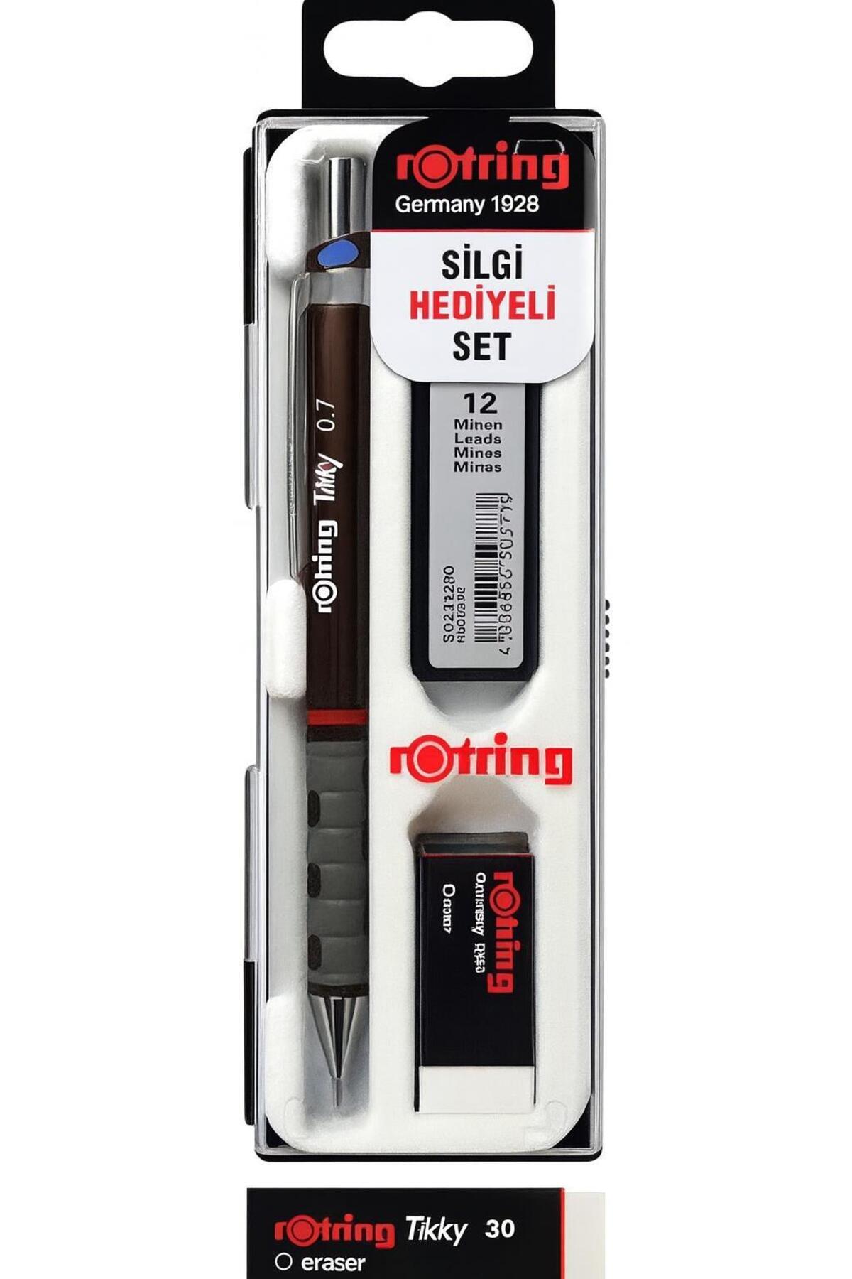 Rotring-Tikky Mechanical Pencil, Nib and Eraser Set, 0.7 mm Pencil 1