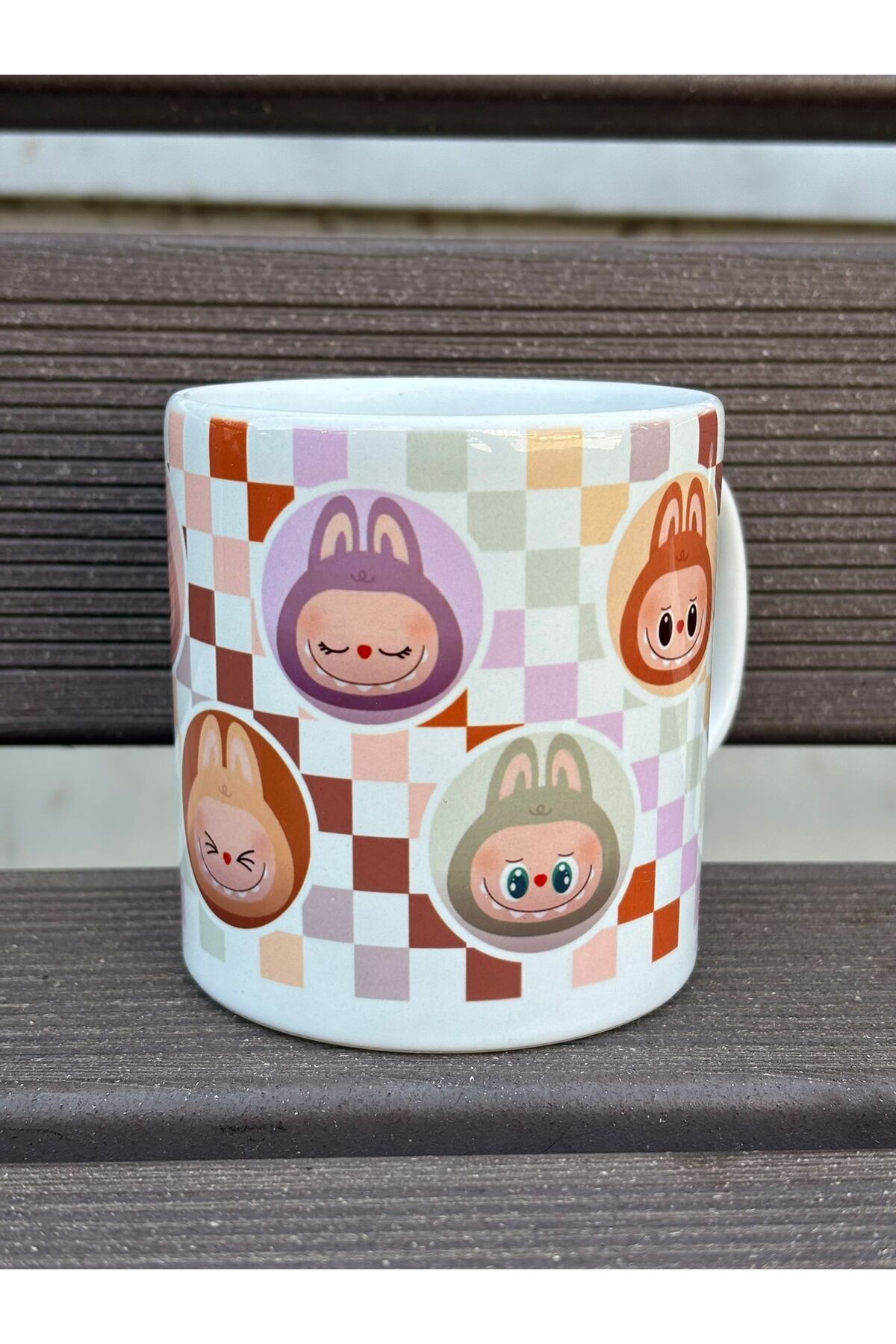 Space-Labubu Mug Cup - White Handle and Inside 2