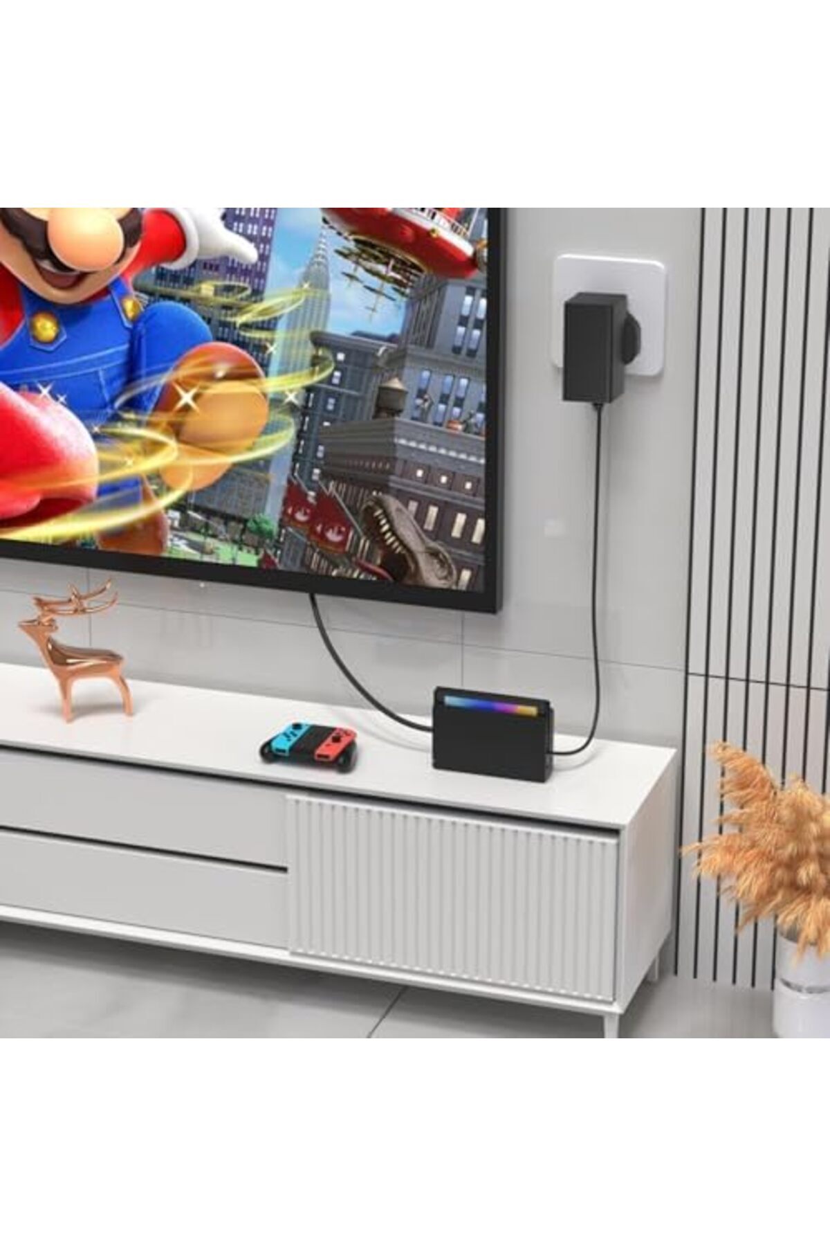 genernic-BENSN 39W Charger for Nintendo Switch Compatible with Nintendo Switch/OLED/Lite/Dock and Pro Control 8