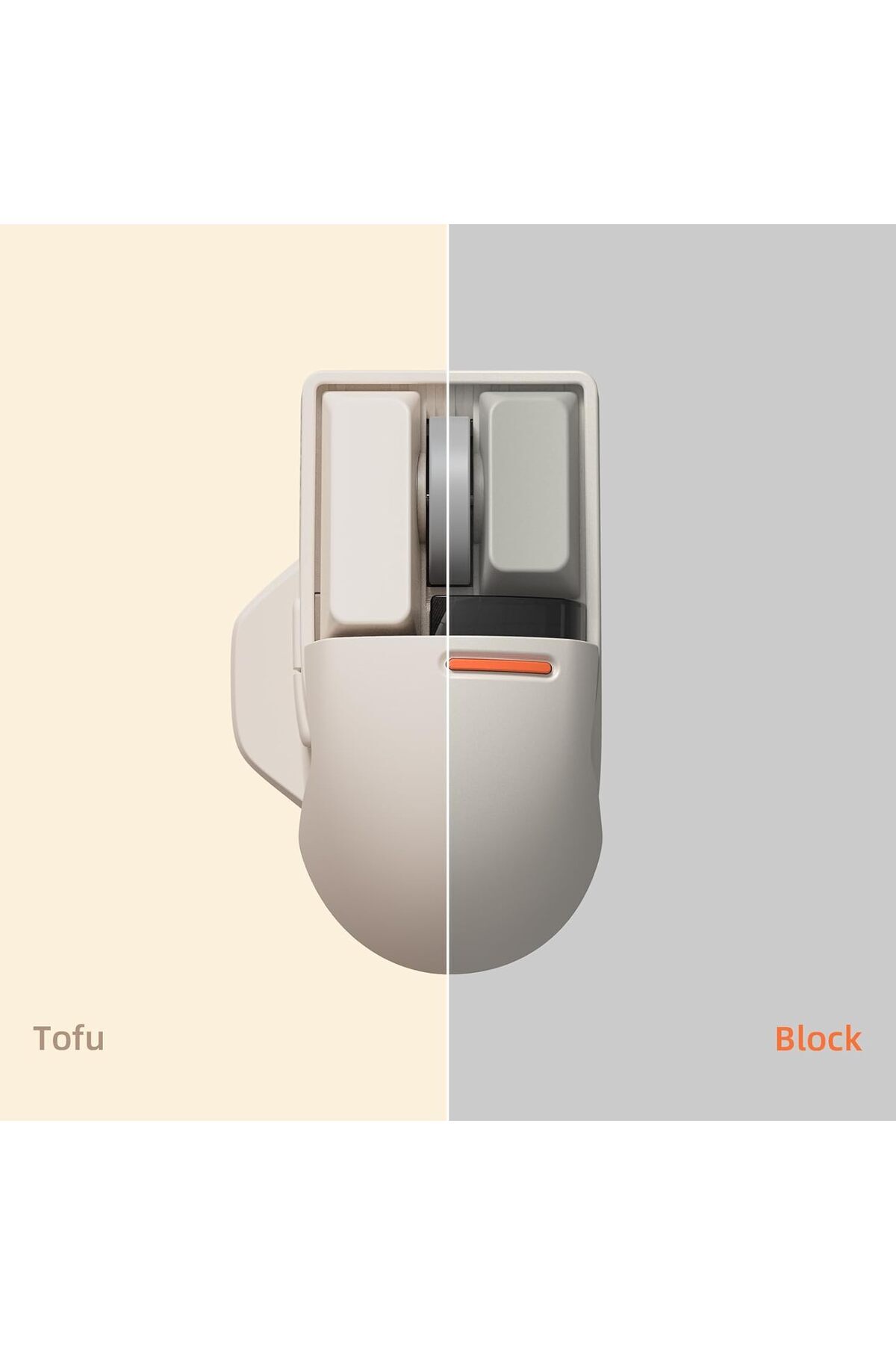 LOFREE-Touch PBT Wireless Mouse with USB Receiver, Bluetooth, Wired Connection, Rechargeable, 4000 D 3
