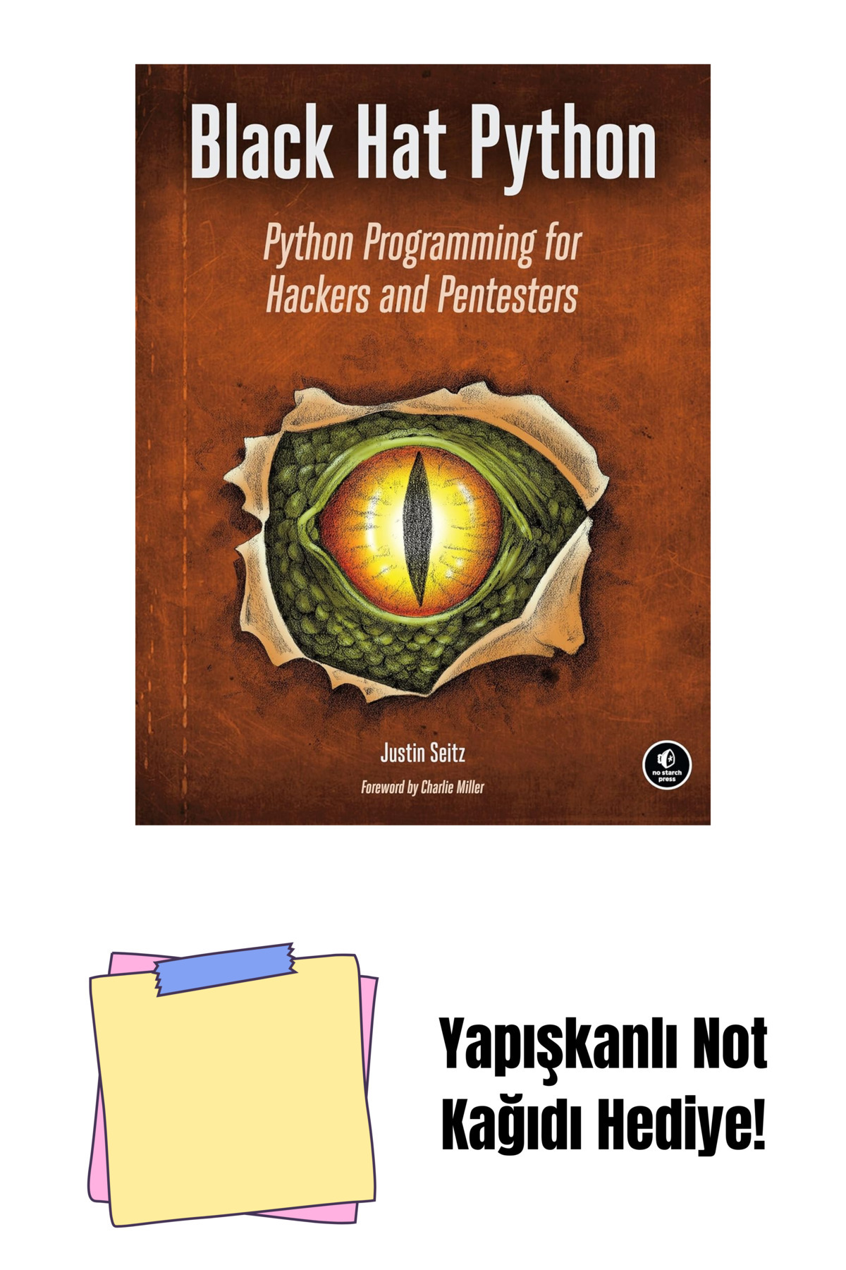 Bloomsbury-Black Hat Python: Python Programming for Hackers and Pentesters + Sticky Note Paper 1
