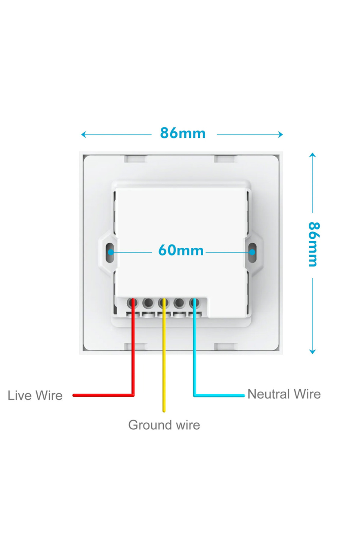 SHAWADER-Smart WiFi Wall Socket with USB-C and USB-A 20W, Tuya/SmartLife Compatible 1