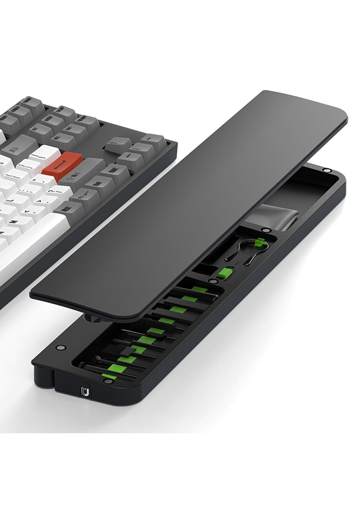 okcsc-Upgraded Electronics Cleaner Keyboard Tray 2-in-1, Computer Screen/Keyboard Cleaning Kit, Clea 1