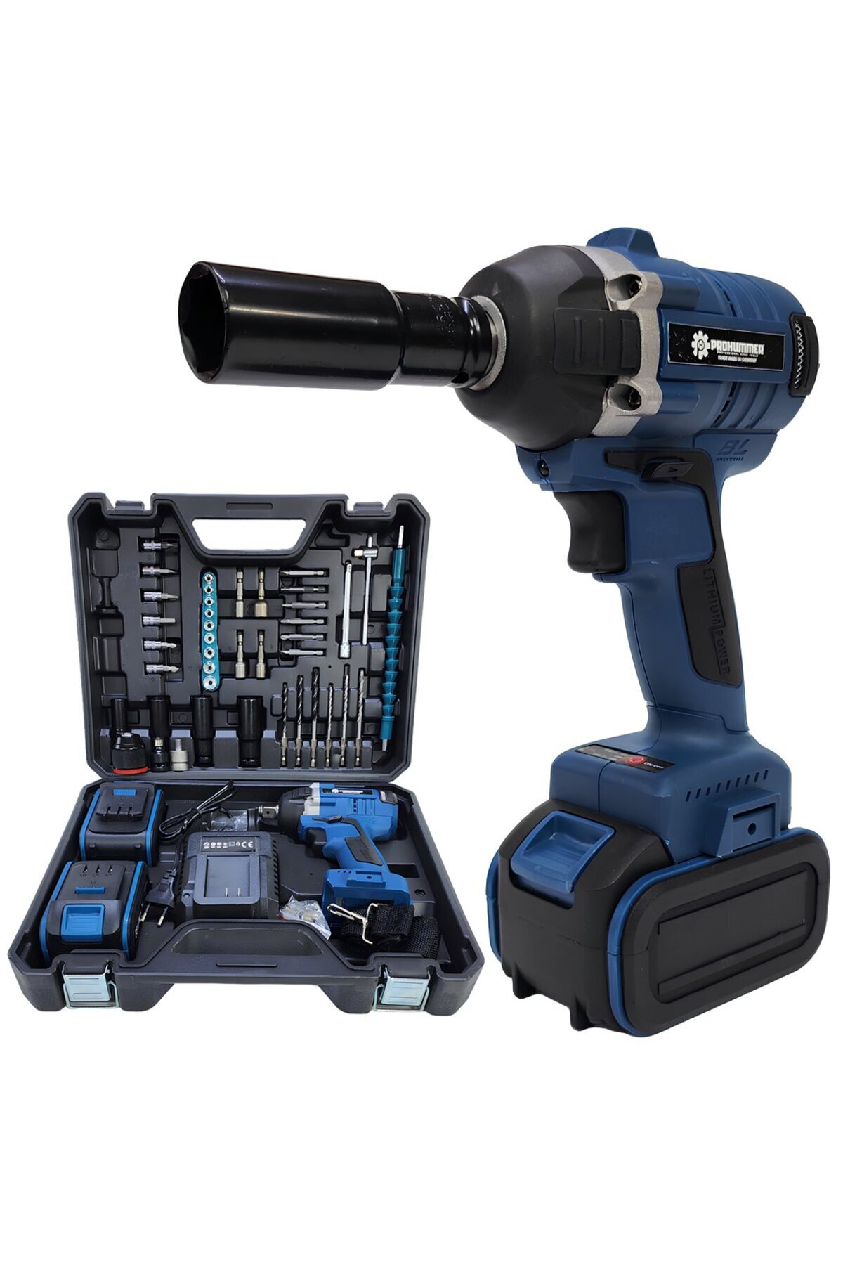 prohummer PH272 Yeni Akülü Kömürsüz Somun Sıkma Sökme Seti 450Nm 88Vf