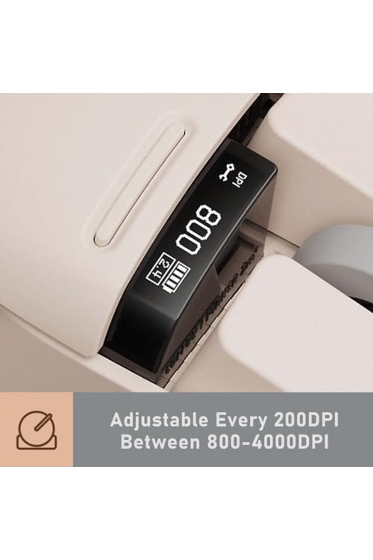 LOFREE-Touch PBT Wireless Mouse with USB Receiver, Bluetooth, Wired Connection, Rechargeable, 4000 D 8