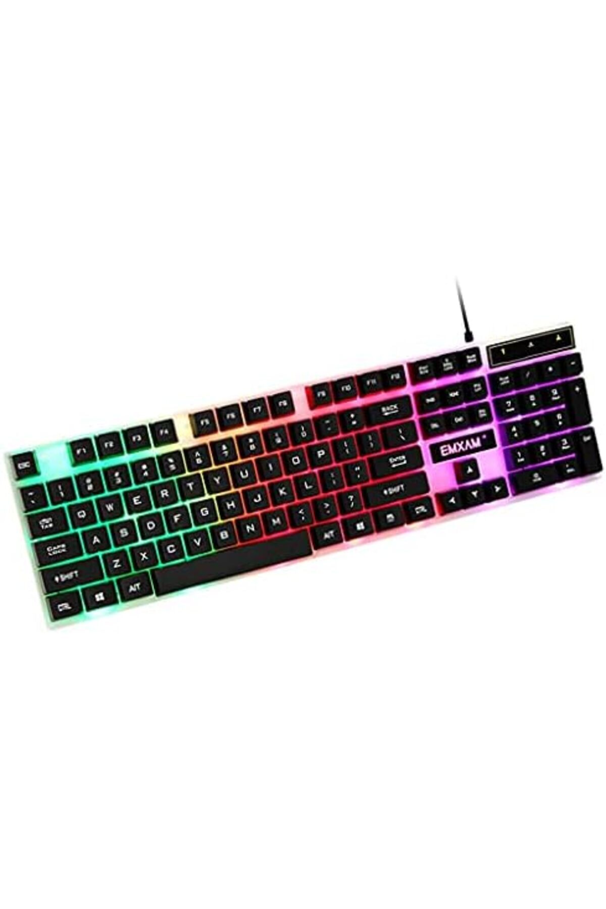 Denx-Mechanical Keyboard, Keyboard Waterproof Mouse Mice USB Wired Gaming Accessories for Microsoft PC La 7