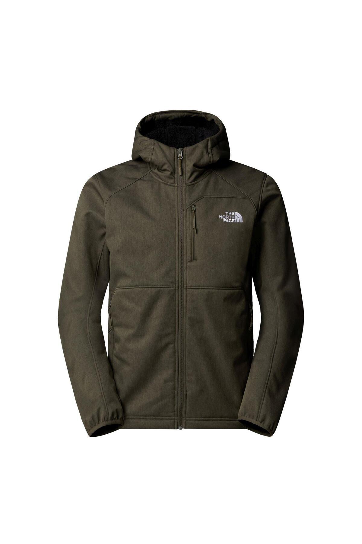 نورث فیس کت مردانه M QUEST HOODED SOFTSHELL NF0A3YFP5WV1 Green-XL
