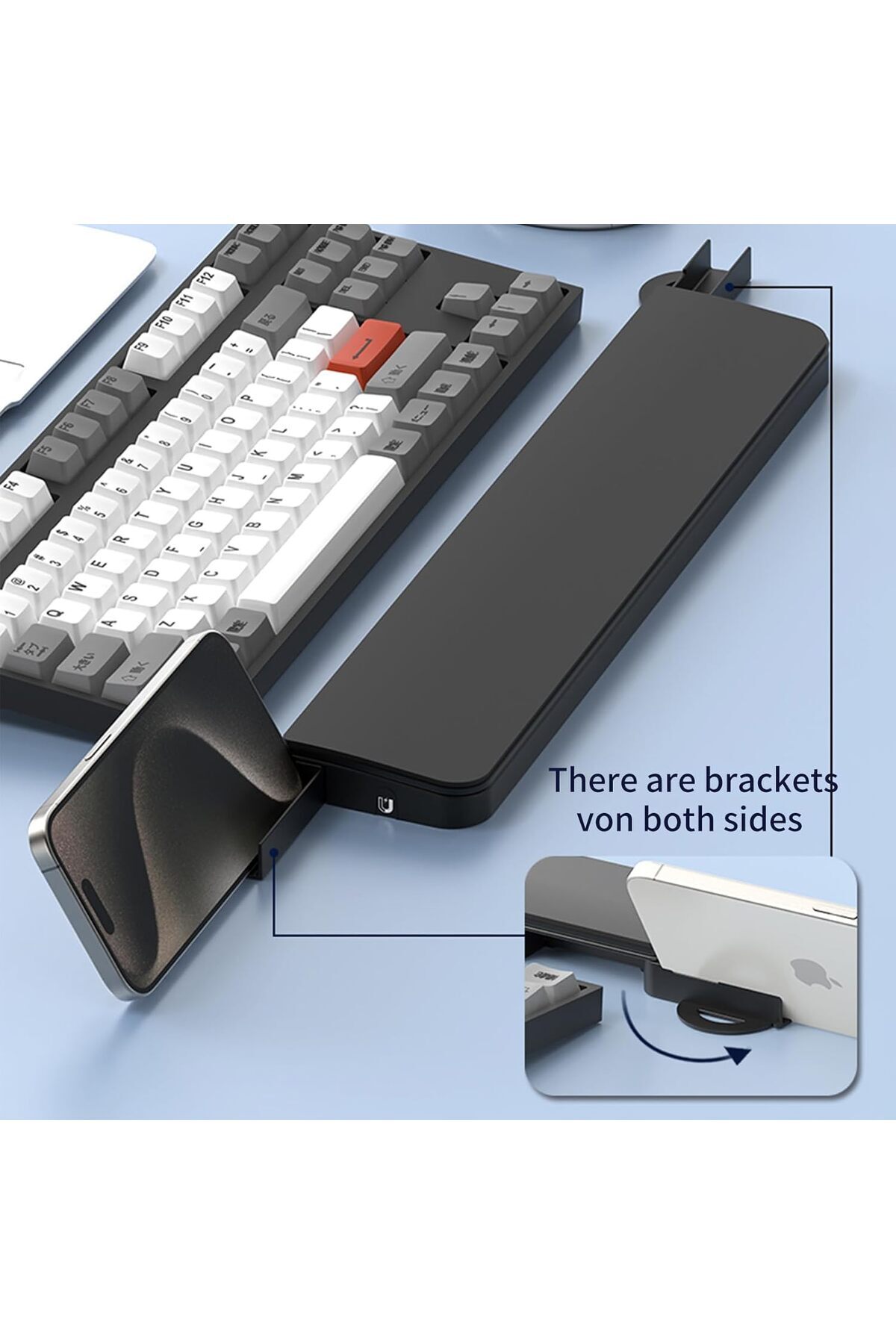 okcsc-Upgraded Electronics Cleaner Keyboard Tray 2-in-1, Computer Screen/Keyboard Cleaning Kit, Clea 7