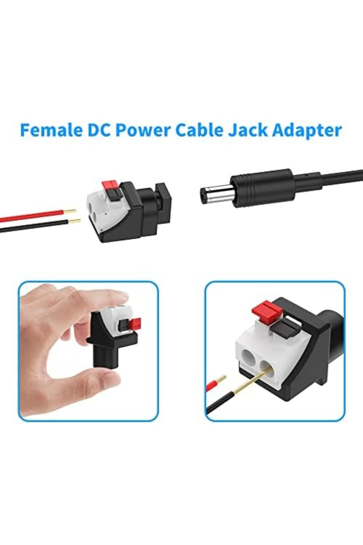 GENERIC4-BENSN DC 12V 2A Car Charger Universal Power Cord with 8 Connector Tips for DVD Player, GPS, Bluetoot 7
