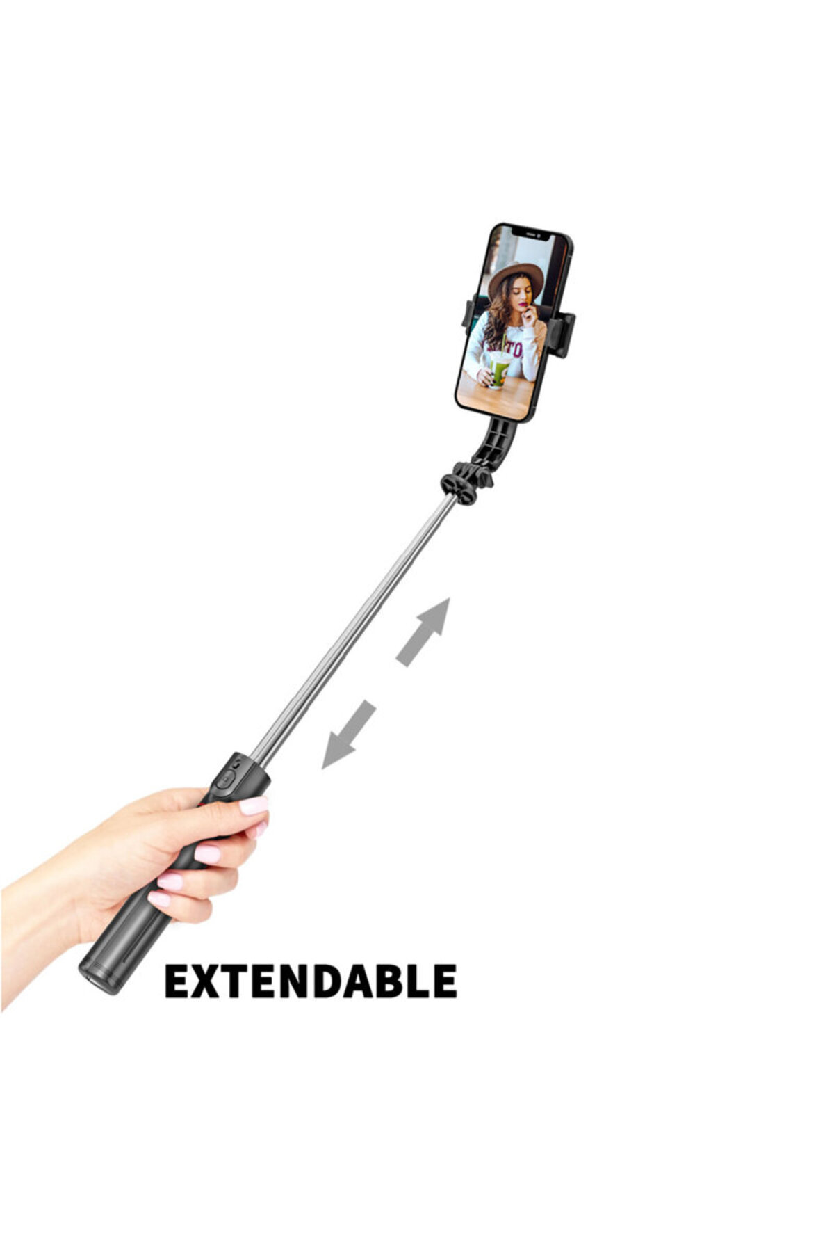 Techsuit-Selfie Stick Tripod Stable with Wireless Remote L13, 113 cm 2