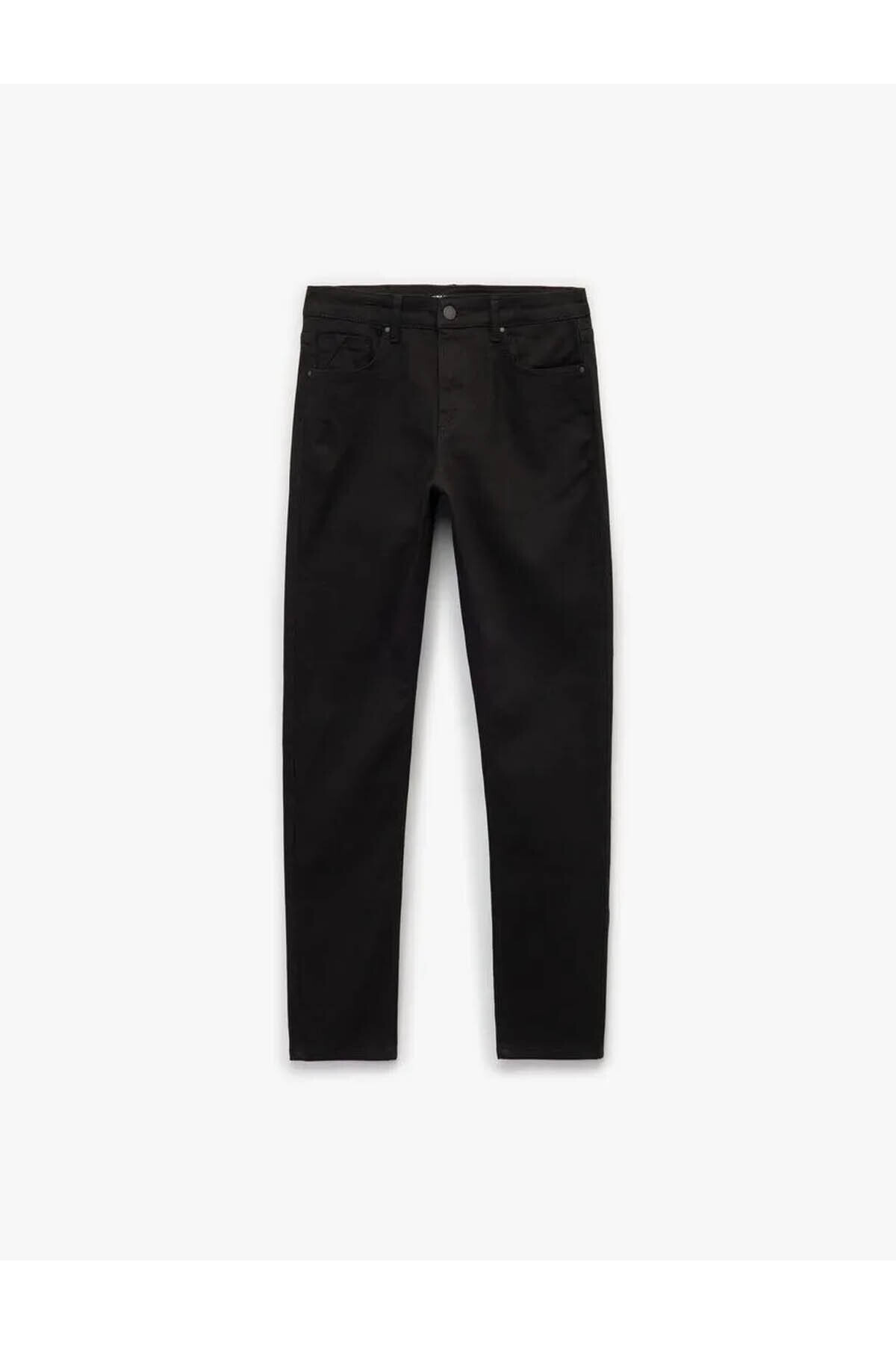 Koton  Michael Skinny Fit Siyah Erkek Jean Pantolon 6Wam40026Nd - Görsel 4