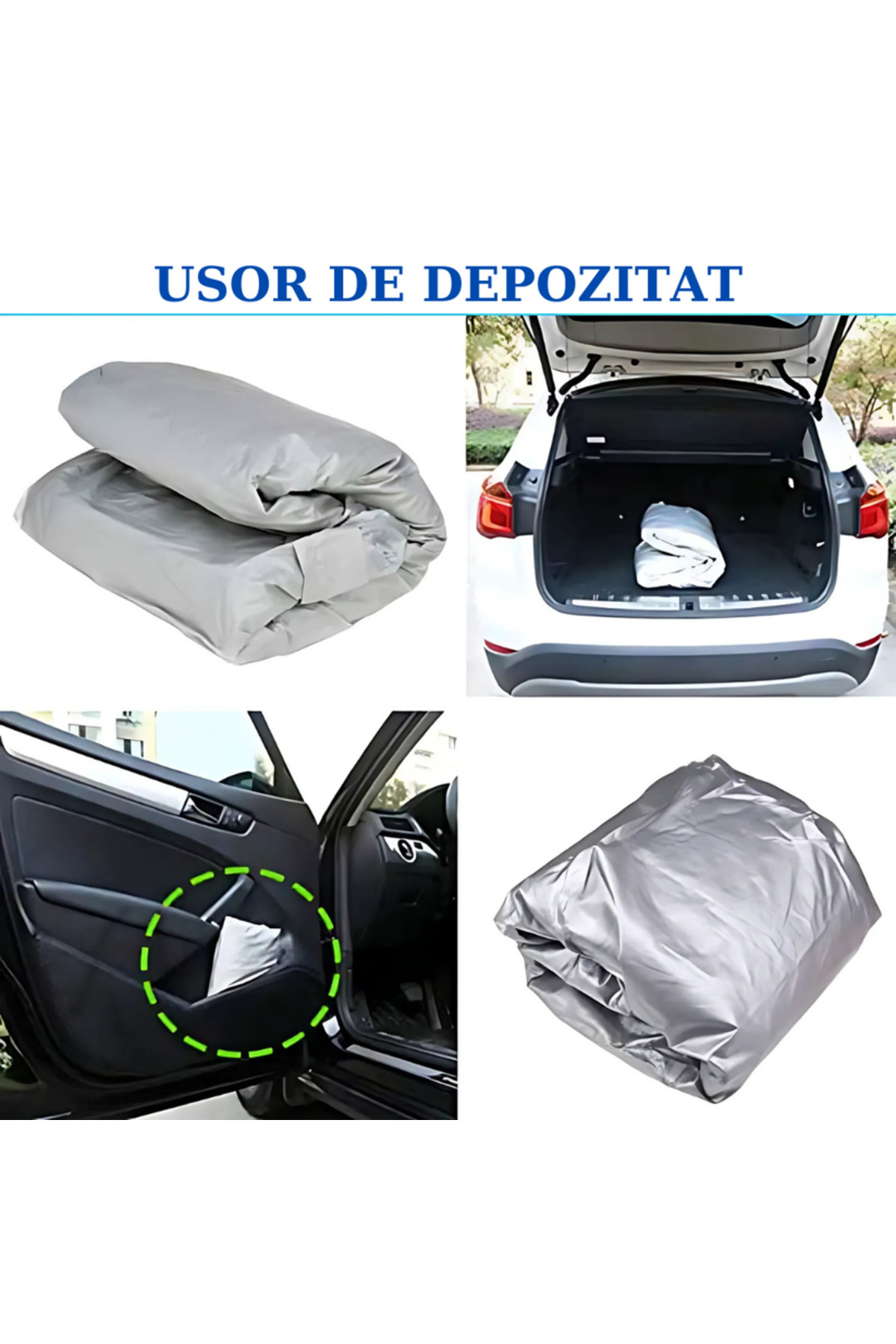 APF-Universal Car Cover for Protection - Waterproof, Dustproof and UV Resistant, Multiple Sizes - L 3