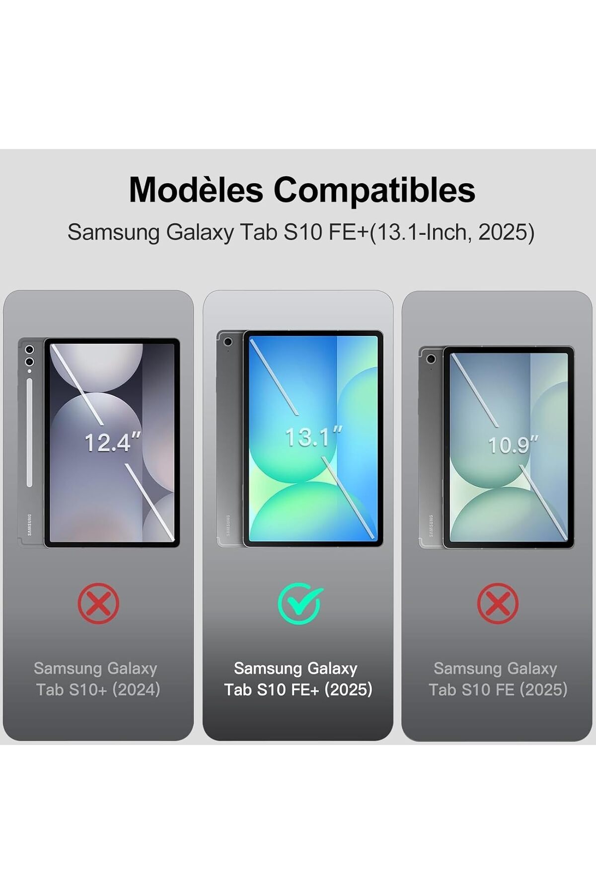 m.tk moveteck-Samsung Galaxy Tab S10 Fe+ 13.1 Inch Tablet Compatible Case with Keyboard, Wireless Bluetooth Pen Holder 2