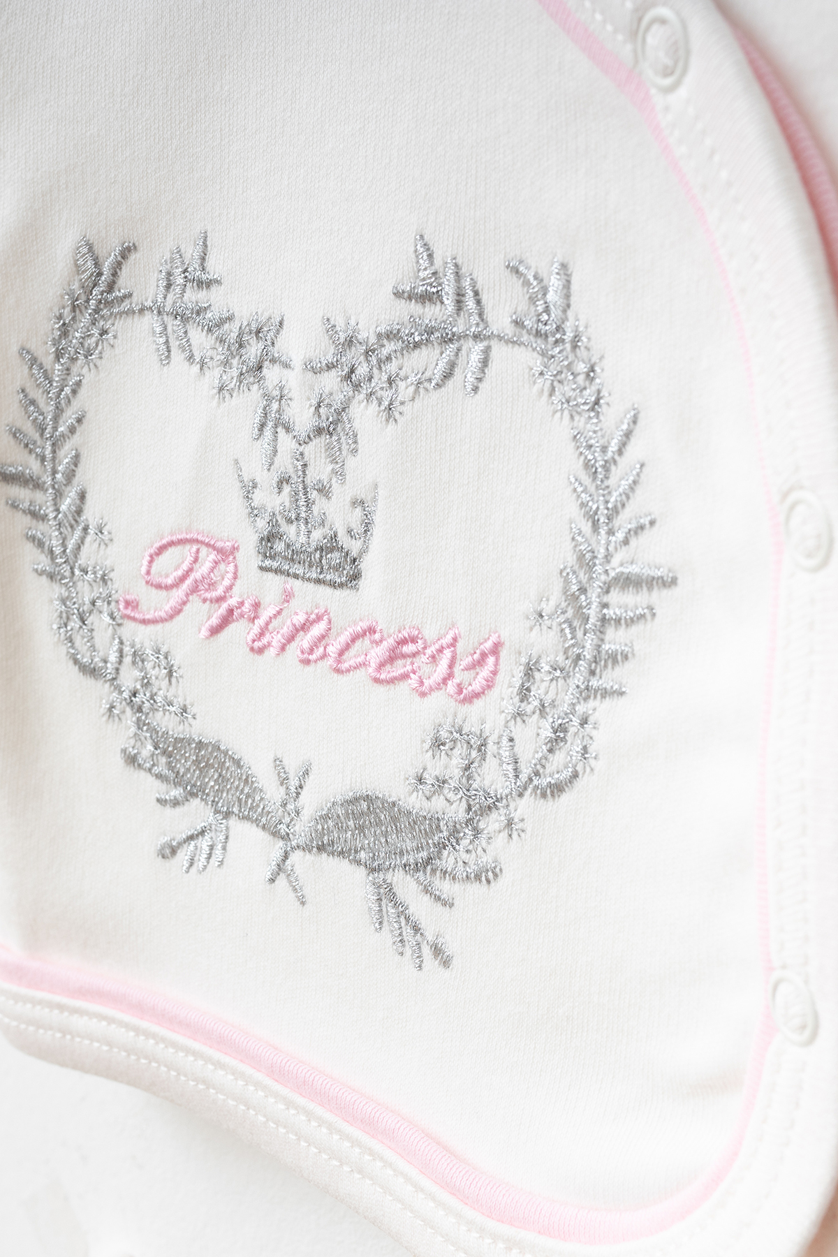 yukobaby bebeğiniz için en doğalı KIZ Bebek PRENSES NAKIŞLI Pamuk 5'li Yenidoğan Hastane Çıkışı Set YK1846 fotoğrafı 2 (önizleme)