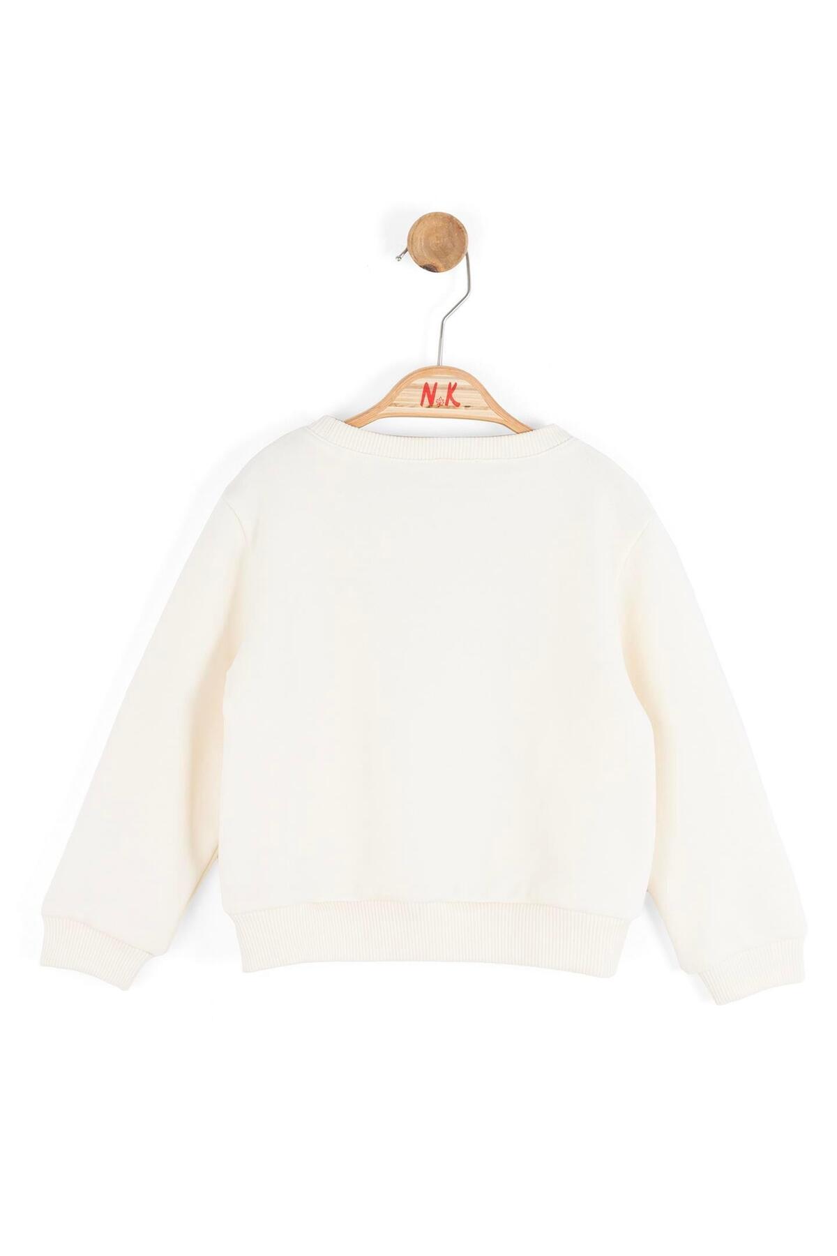 NK Kız Bebek Kite Sweatshirt 1-4 Yaş Krem fotoğrafı 2 (önizleme)