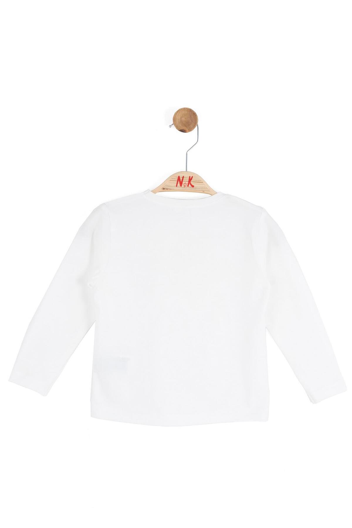 NK Kız Bebek Beautıful Sweatshirt 1-4 Yaş Ekru fotoğrafı 2 (önizleme)