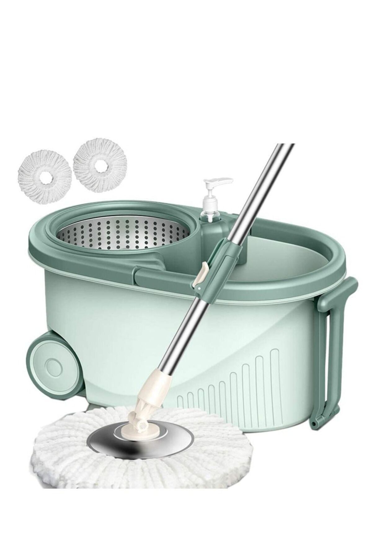 Generic-Arabest Rotating Mop and Bucket Set, 360Â° Rotating Bucket, Floor Cleaning System, Easy Wringing Fl 1