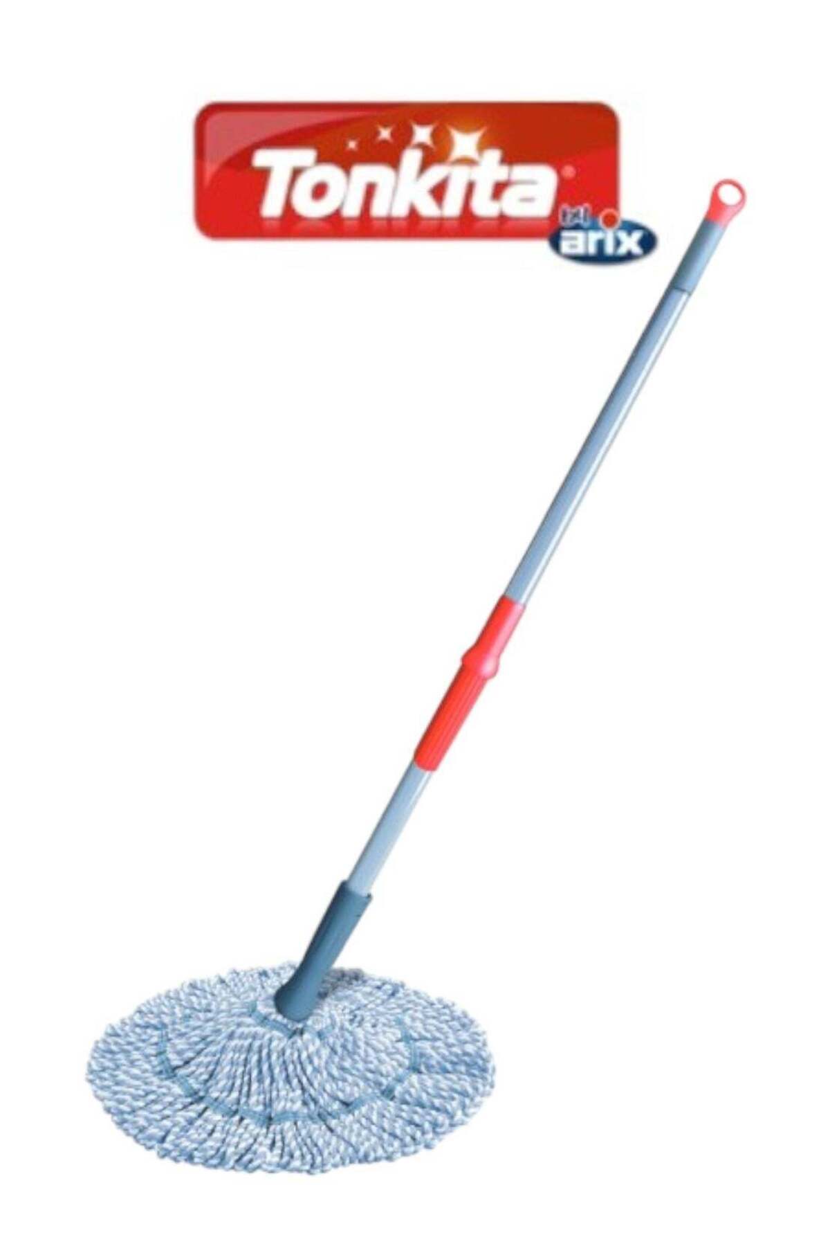 Generic-Tonkita Tonkita Microfibre Wring Mop XL â€“ Built-In Wringing System with Non-Scratch Buffer for Ef 1