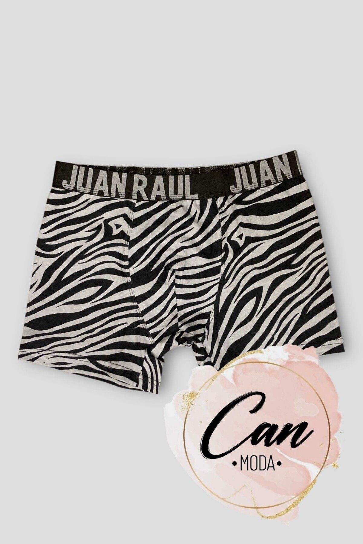 CANMODA-Gray Giraffe Patterned Boxer - Db262 1