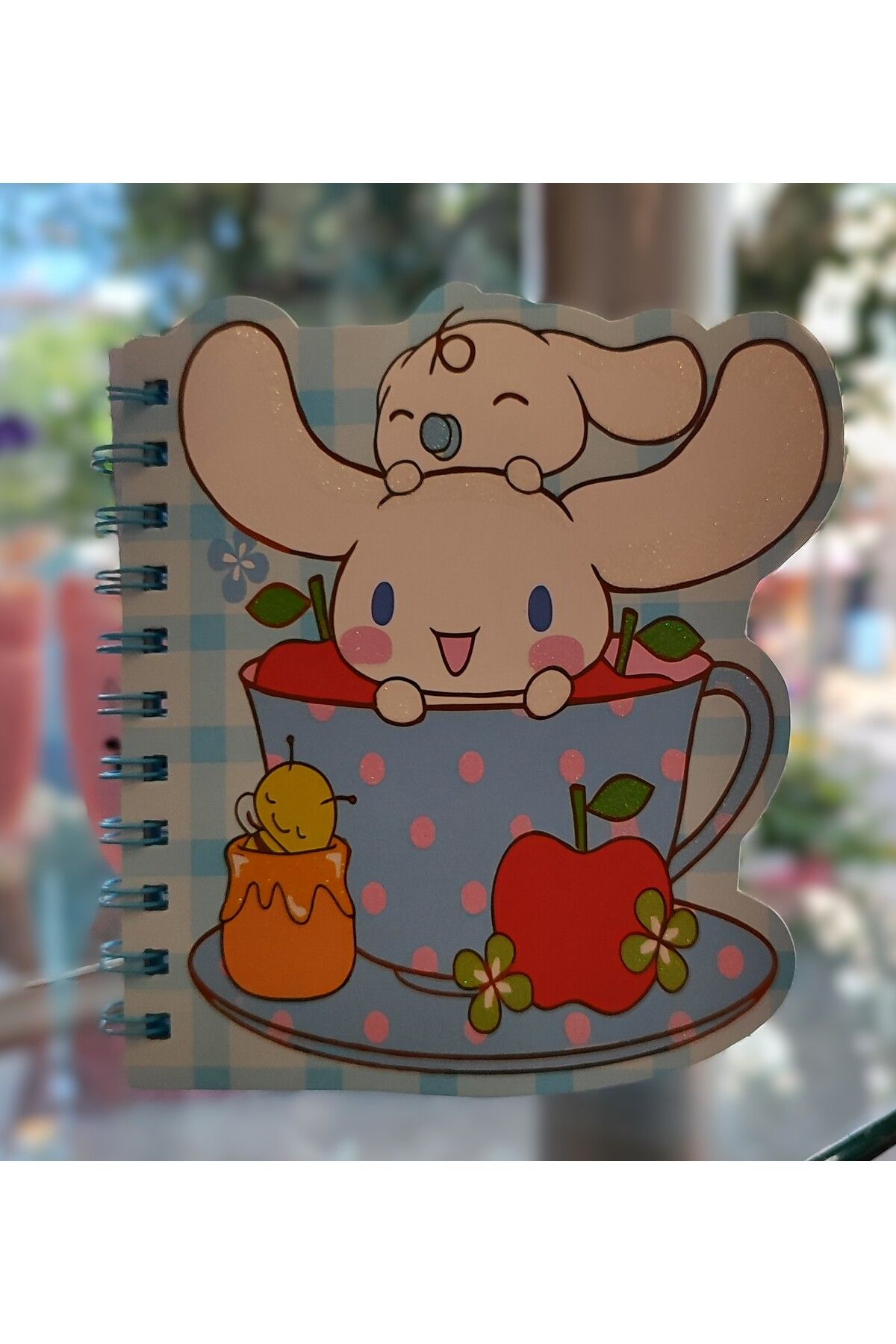ada çanta kırtasiye-Spiral Multi-Purpose A5 Size Ruled Notebook with Cinnamoroll Shape Ad78004 1