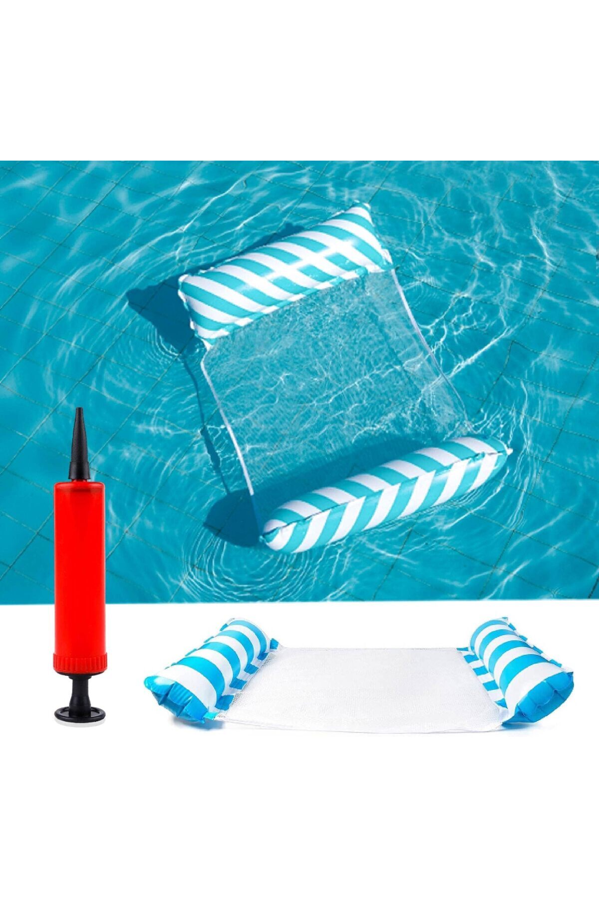 erorex-Inflatable Pool Floats Hammock Summer Water Swimming Multi Purpose Water Hammocks Floaties للصيف 3