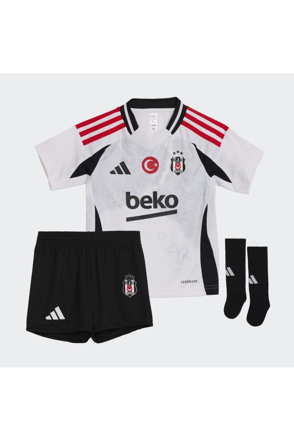 adidas - IT1480 Beşiktaş 2024-25 Mini Bebek Futbol Forma Seti