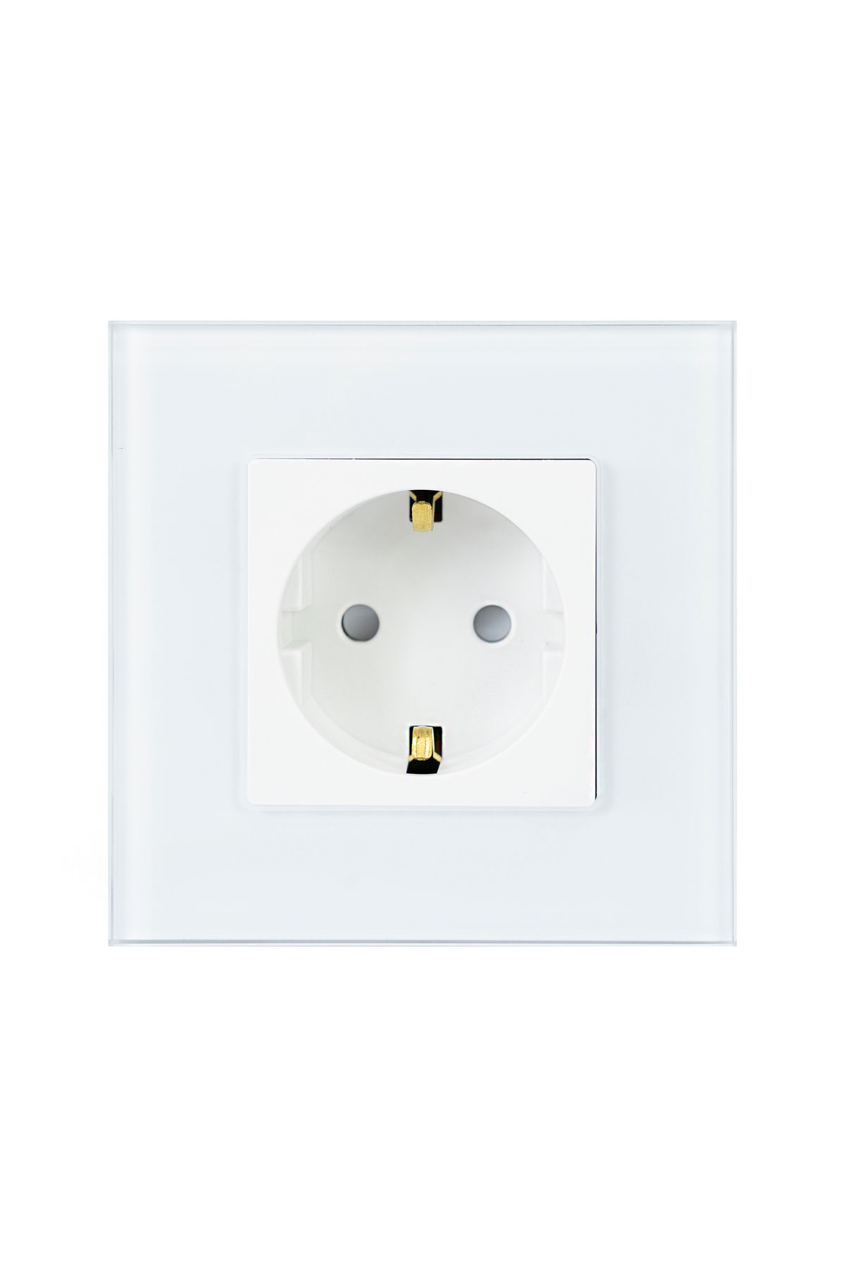 PNI-Single recessed socket WP102 with glass frame 1