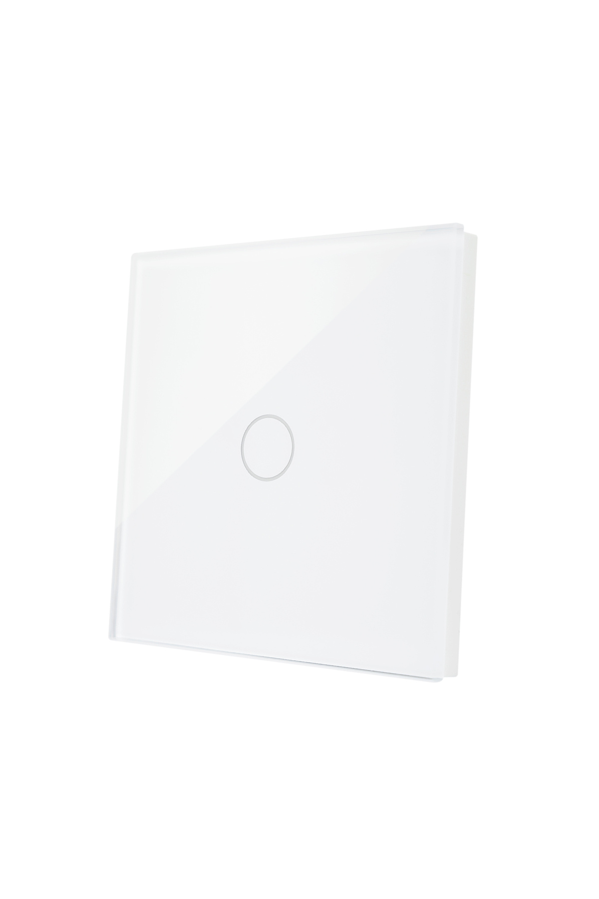 PNI-Single switch with touch SH801 800W made of glass, white with LED indicator 3