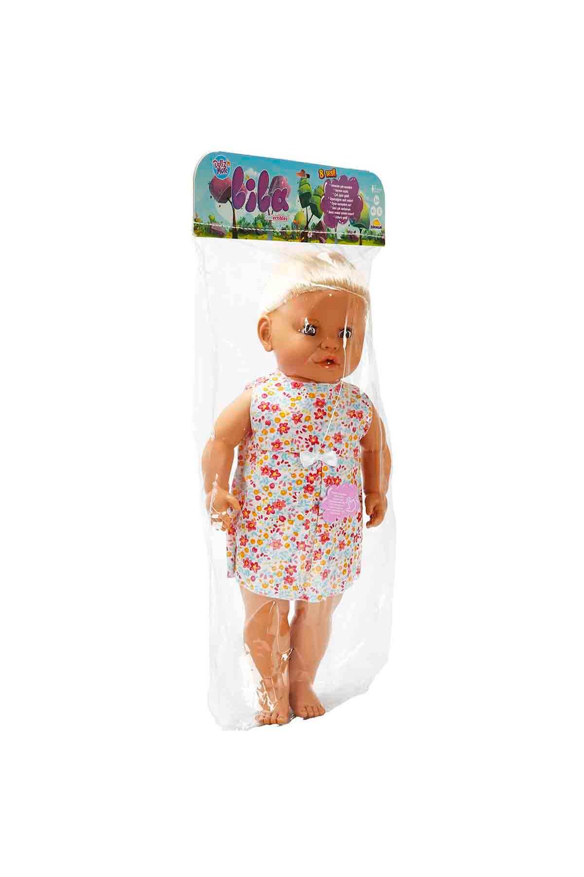 Sunman Lila Türkçe Konuşan Bebeğim 60 cm 60011 - Sarışın-Beyaz