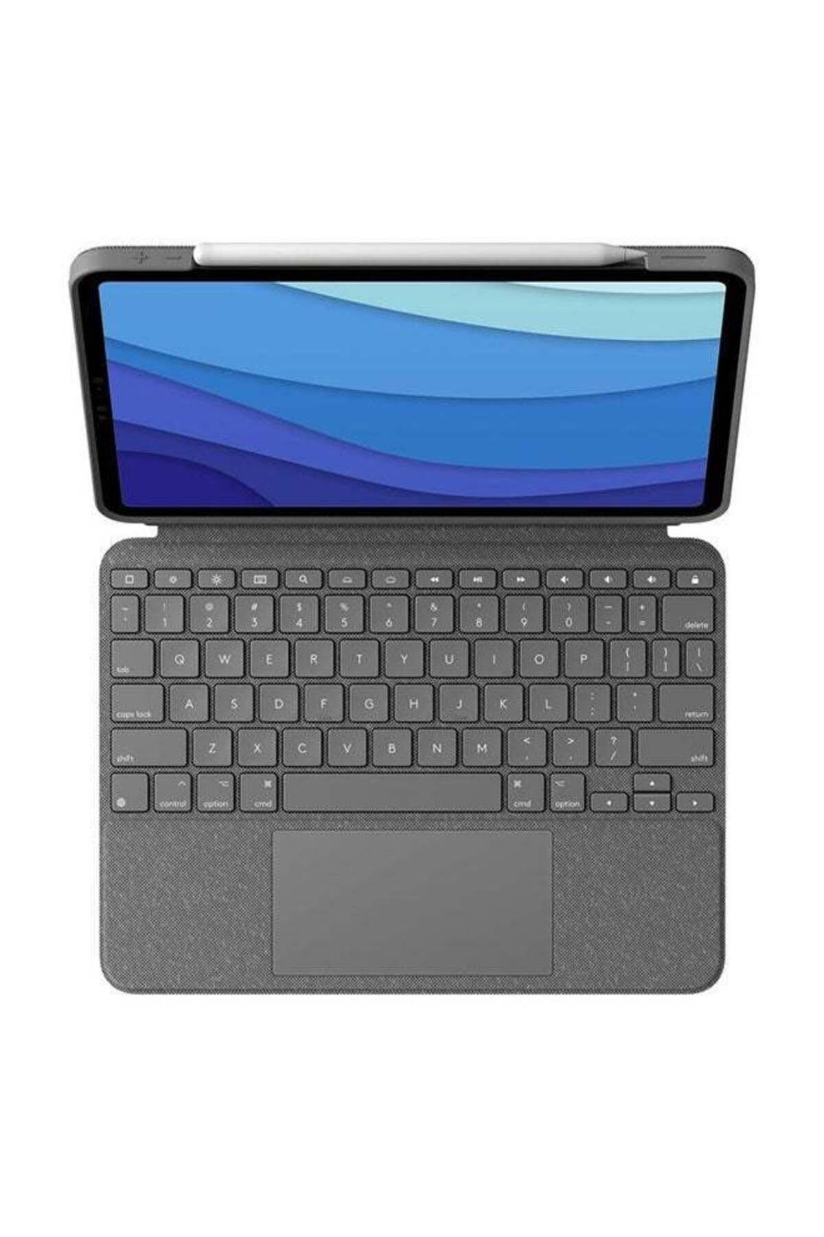 logitech-حافظة لوحة مفاتيح كومبو تاتش لجهاز آيباد إير (الجيل الرابع والخامس - 2020، 2022) - لوحة مفاتيح قابلة للفصل بإضاءة خلفية 1