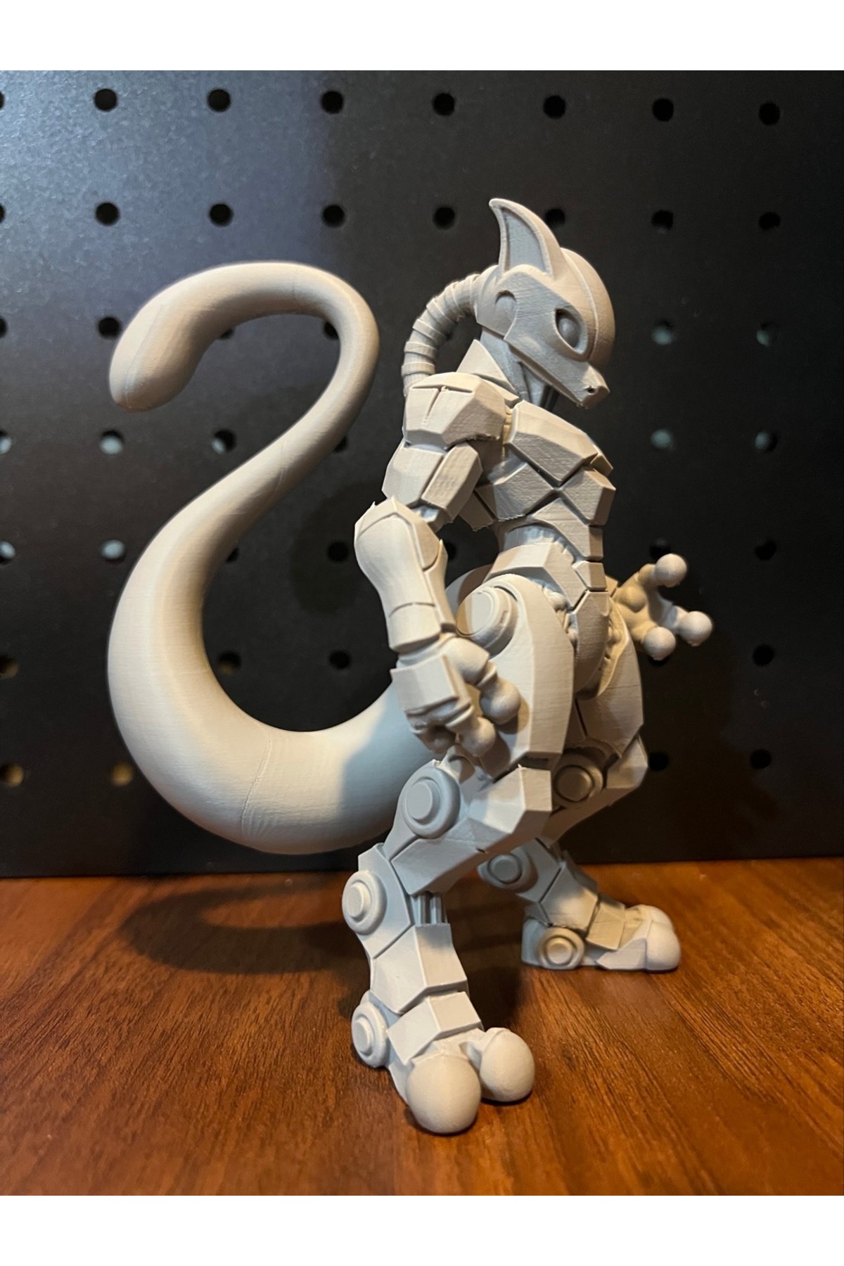 تمثال ميكا بوكيمون ميوتو - شخصية ديكور مستقبلية مطبوعة ثلاثية الأبعاد