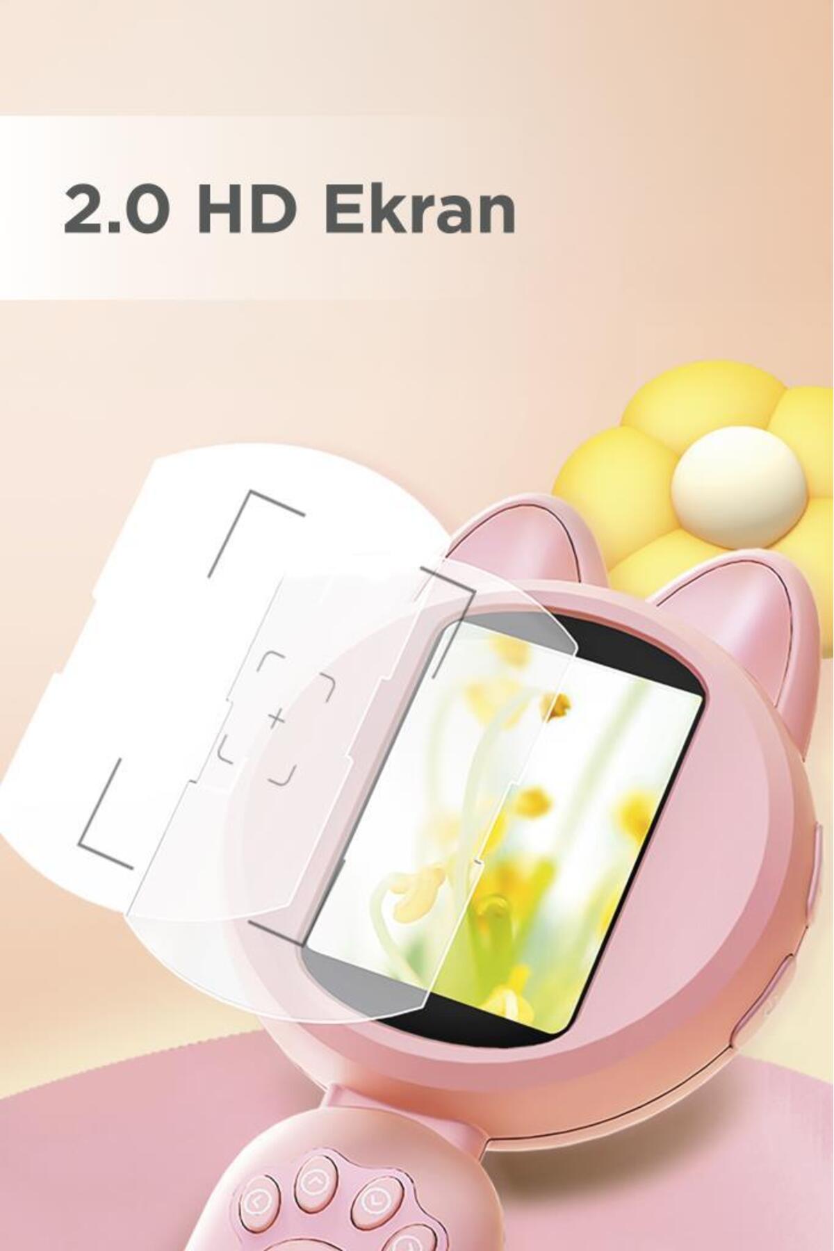 Torima Mini Dijital Mikroskop Led Işıklı HD IPS Ekranlı Eğitici Oyuncak TSM02 Pembe fotoğrafı 5 (önizleme)