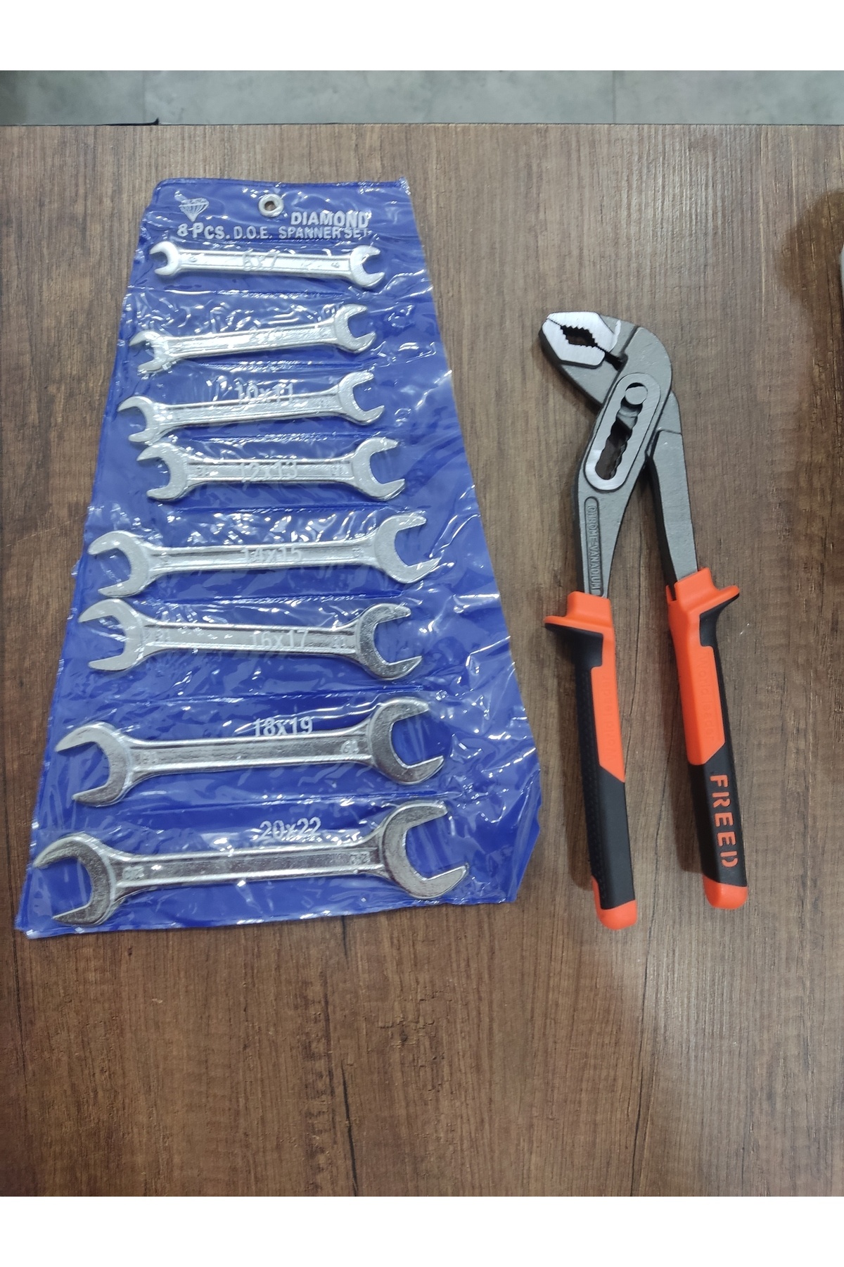 MAN PROTOOLS 8 parça anahtar takımı ve ford pense