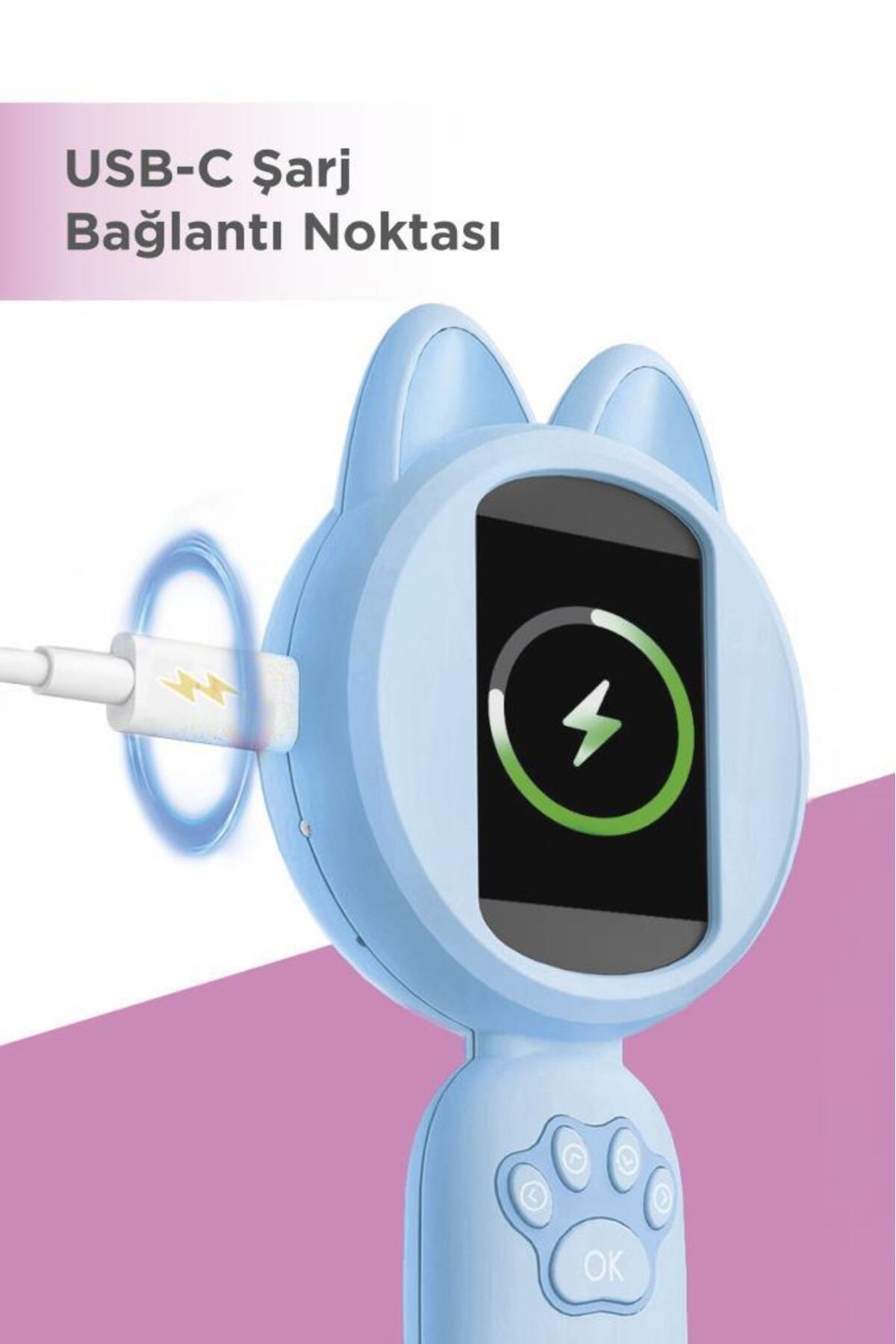 Torima Mini Dijital Mikroskop Led Işıklı HD IPS Ekranlı Eğitici Oyuncak TSM02 Mavi fotoğrafı 3 (önizleme)