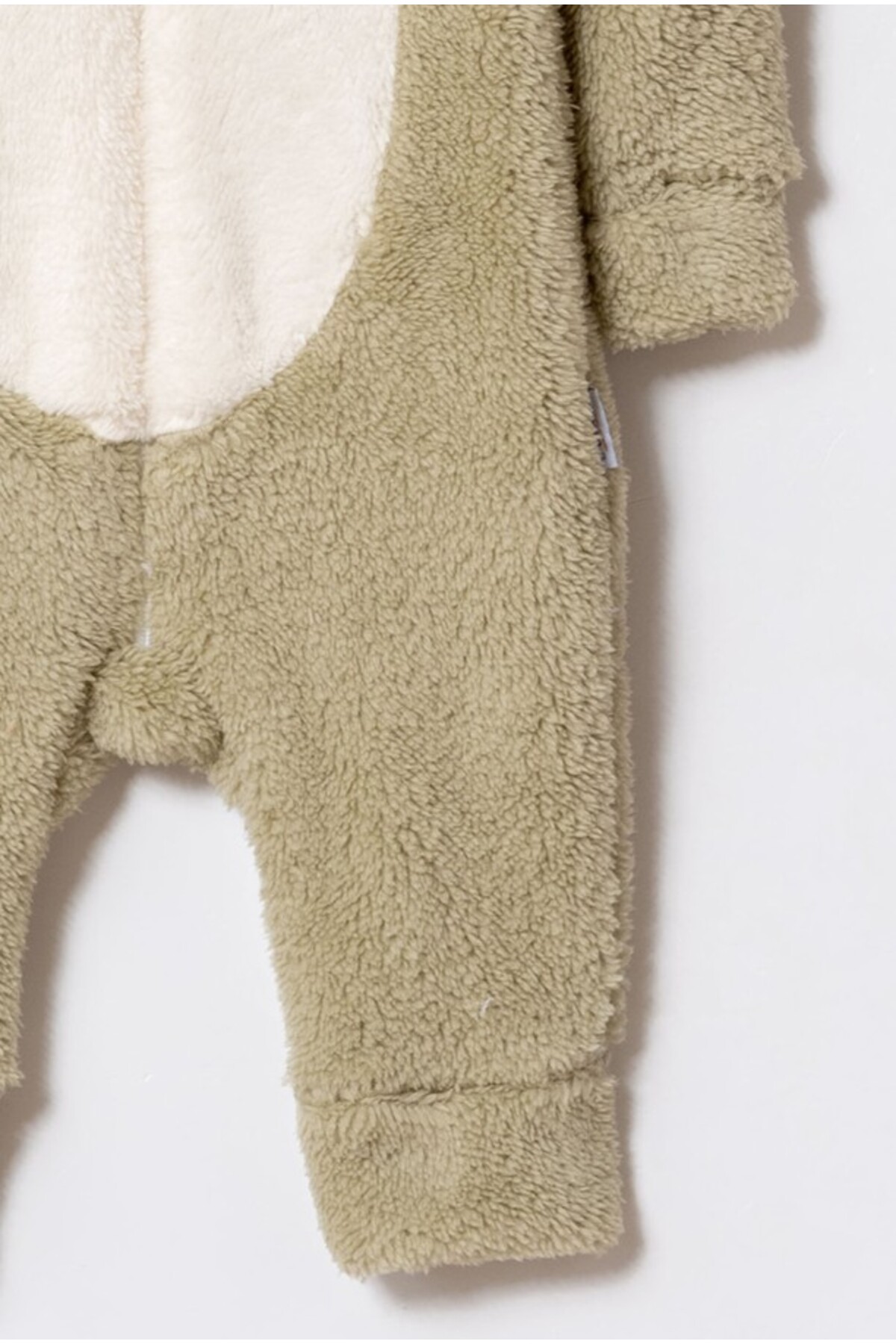 Chicsy Baby Kışlık Tatlı Tavşan Kulaklı Kapüşonlu Welsoft Fermuarlı Bebek Tulum fotoğrafı 3 (önizleme)