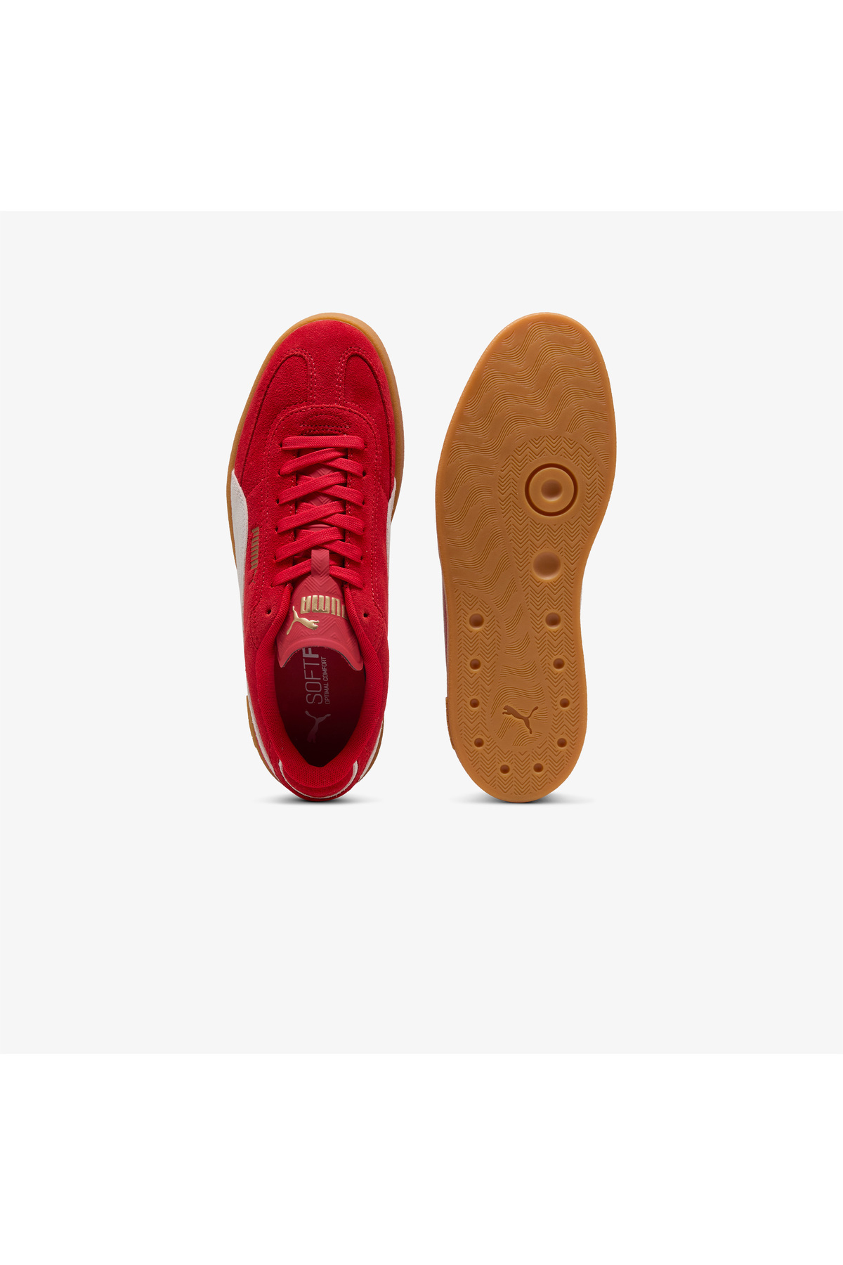 Puma-Club Ii Era Suede Men's Red Sneakers 4