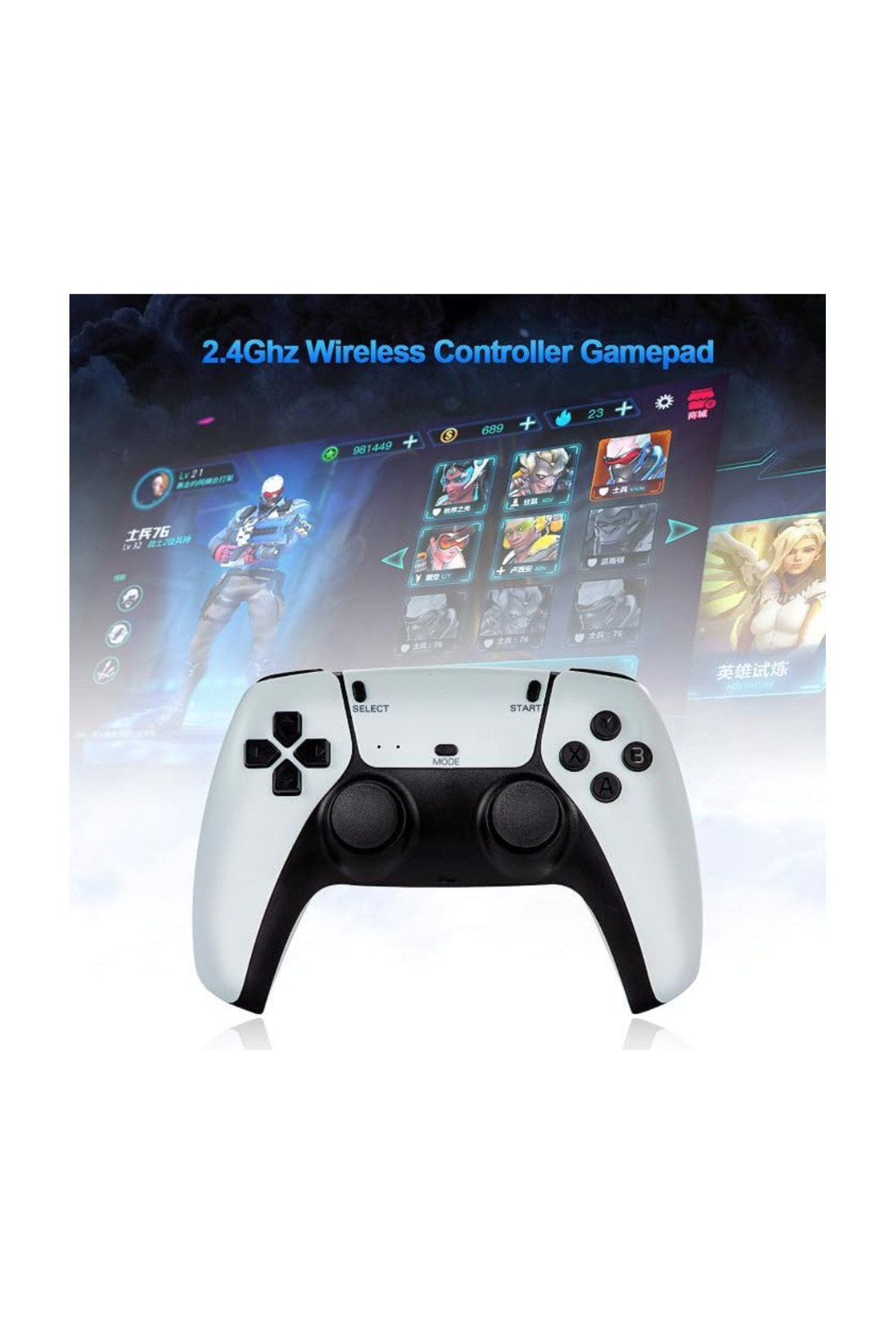 Generic-M8 Pro Wireless Game Console – Retro Arcade Home Video Console with 2.4G Controller & HD Graphics 2
