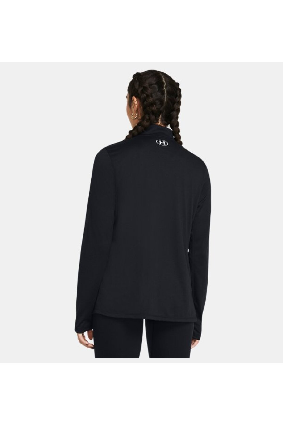 Under Armour Kadın UA Tech 1/2 Fermuarlı- Solid Uzun Kollu T-shirt 1384224-001 görsel 2