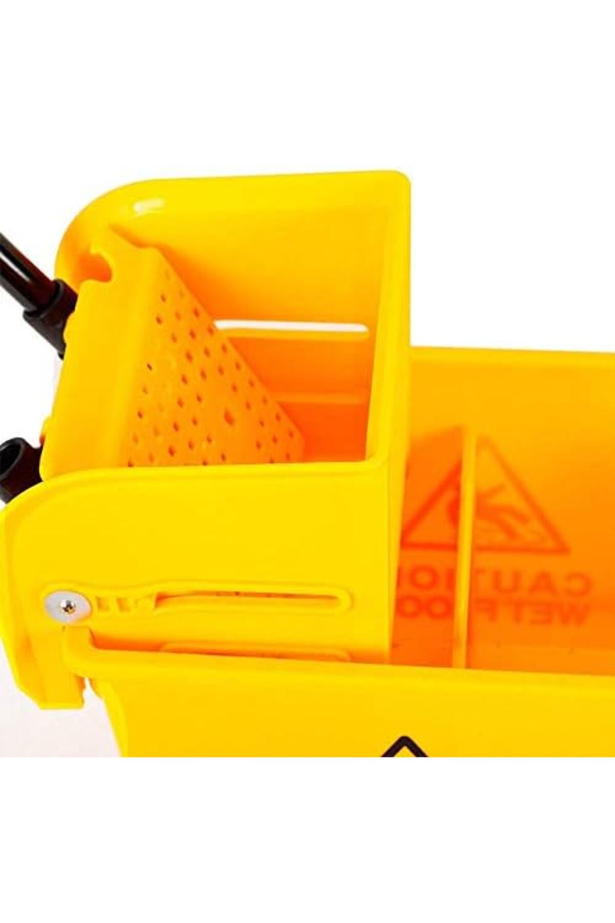 عربة تنظيف سعة 20 لترًا مع نظام ضغط ودلو ممسحة لتنظيف الفنادق