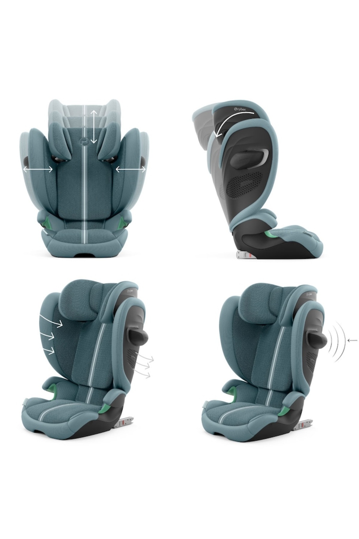 Cybex-Solution G2 i-Fix Plus Albastru Furtunos 3