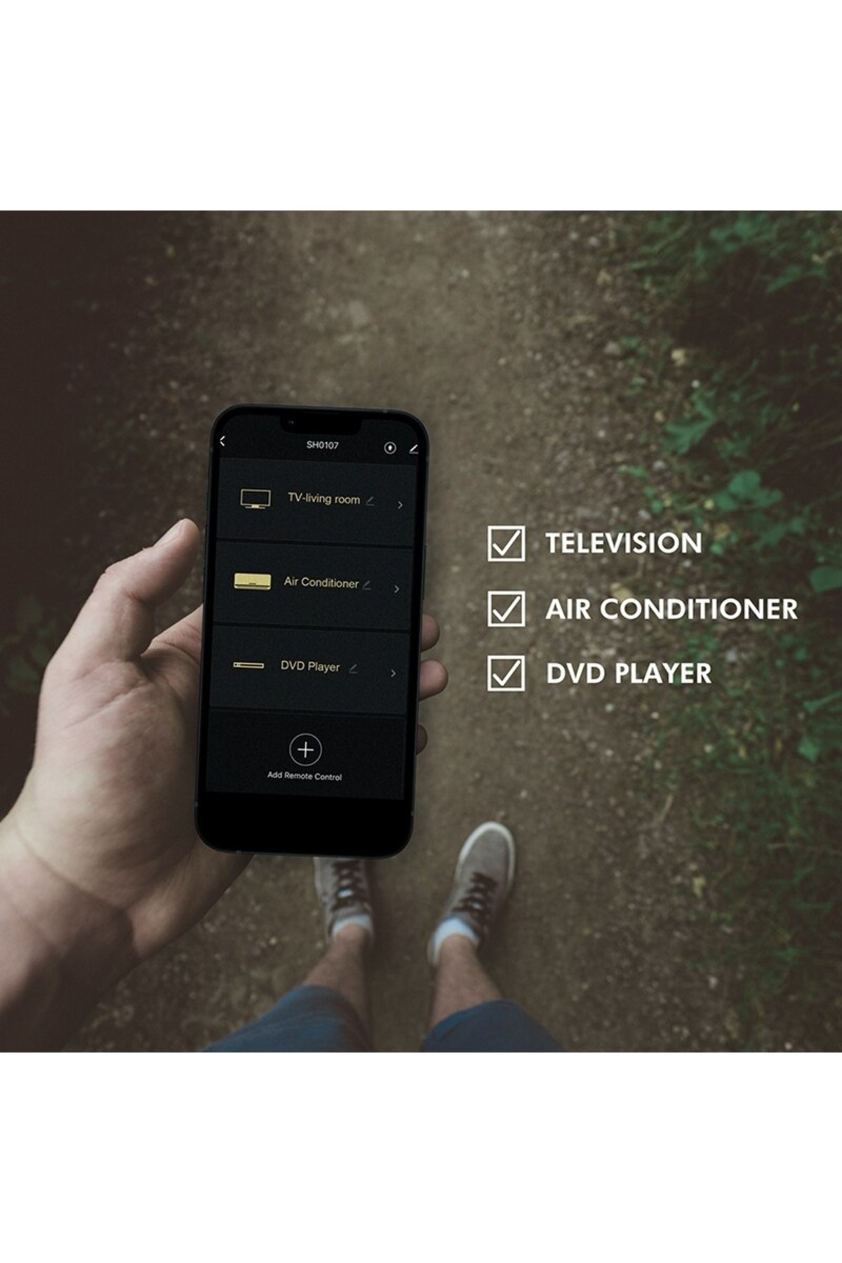 LogiLink-SH0107 smart remote control (switch), Wi-Fi, for TV and air conditioner, USB power supply 5