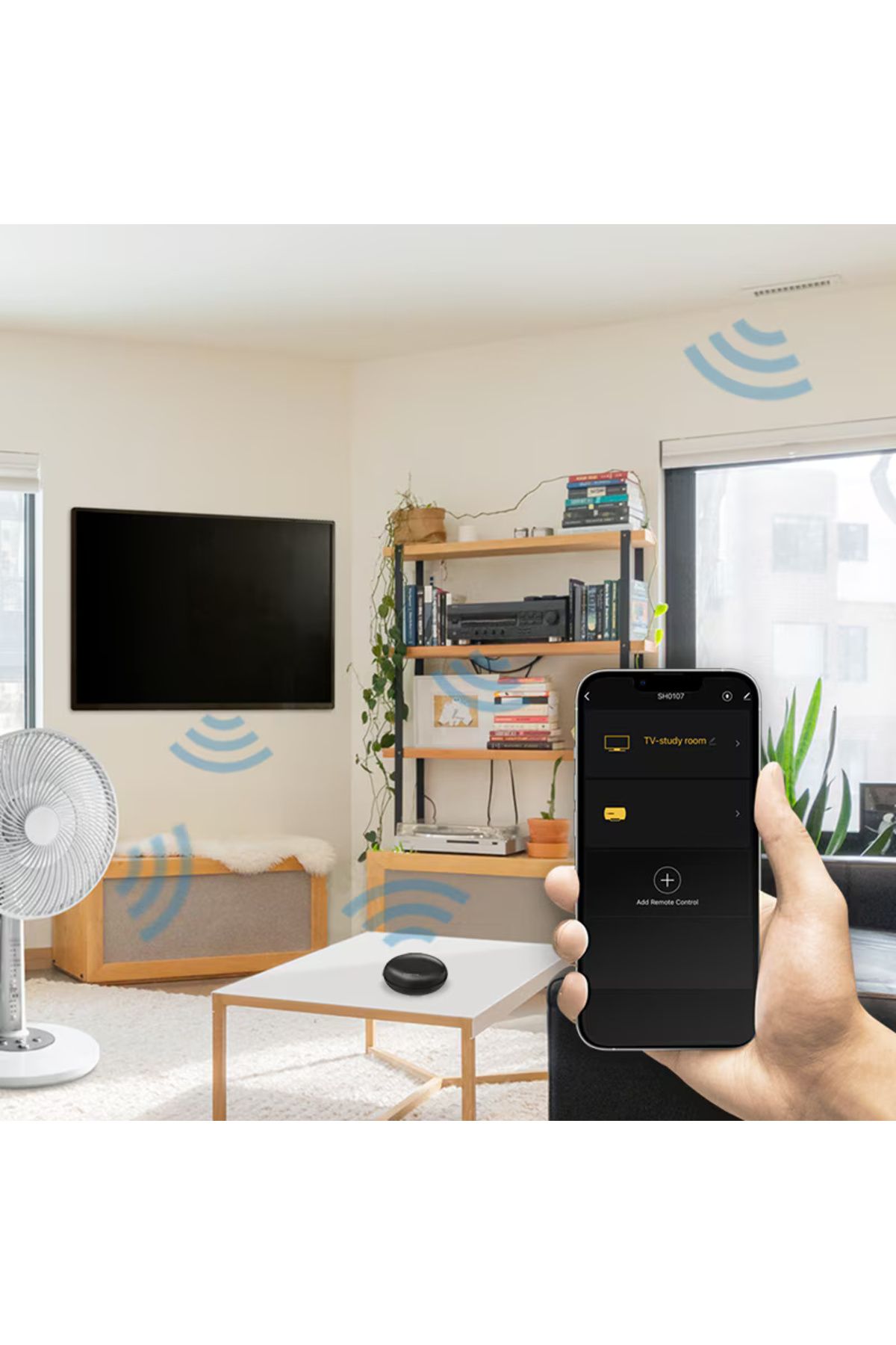 LogiLink-SH0107 smart remote control (switch), Wi-Fi, for TV and air conditioner, USB power supply 4