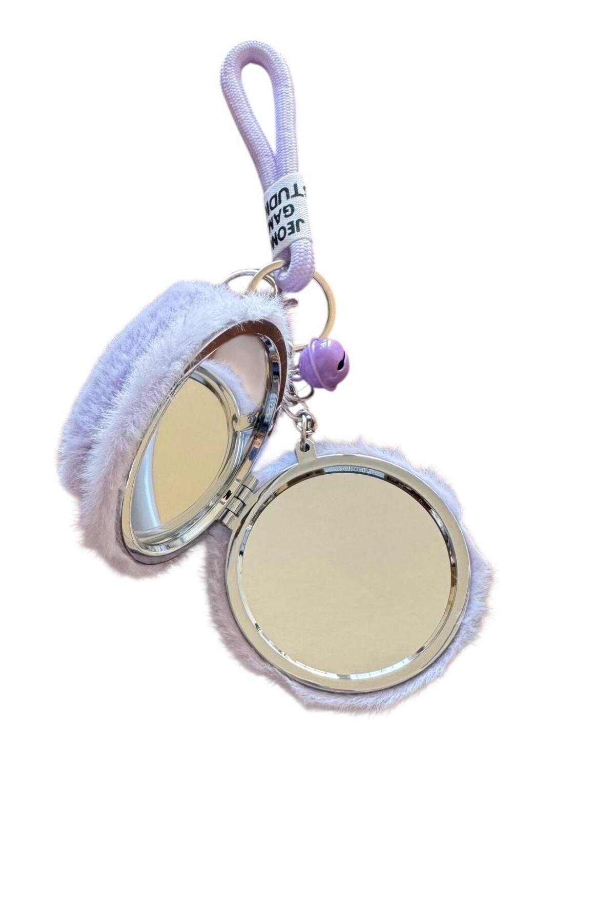 Tatlı Sebep-Plush Rabbit Character Keychain – with Mirror Detail 2