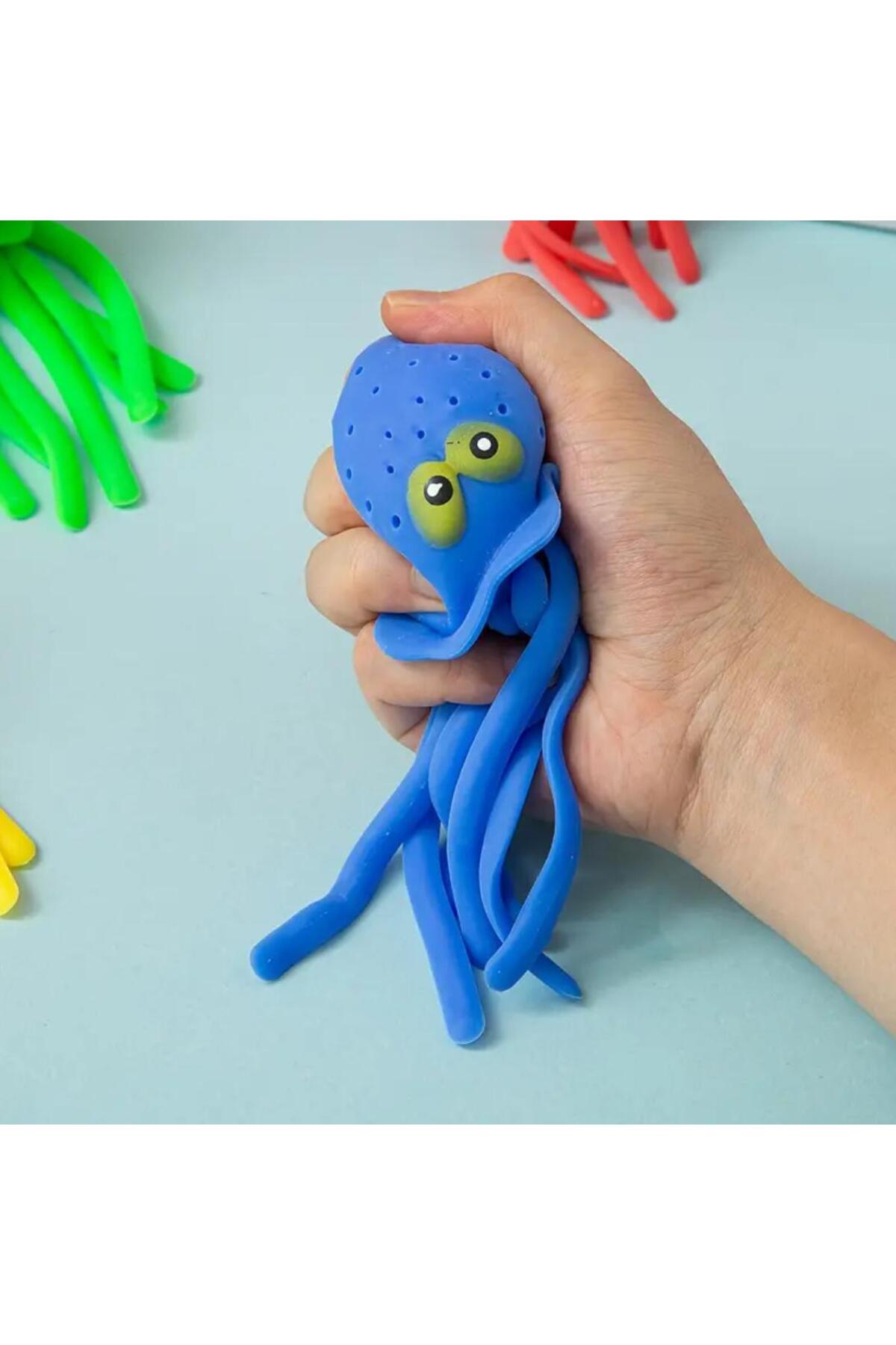 Hyd Ahtapot Deniz Anası Su Topu Deniz Havuz ve Banyo Oyuncağı Su Fışkırtan Yüzen Oyuncak 1 Adet fotoğrafı 5 (önizleme)