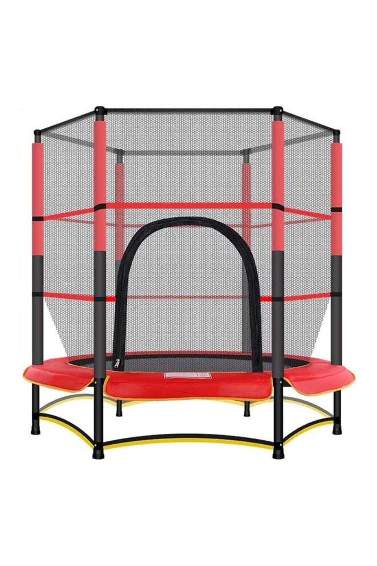 ترامبولين من 10 قطع مع شبكة أمان 1.6 × 1.4 متر