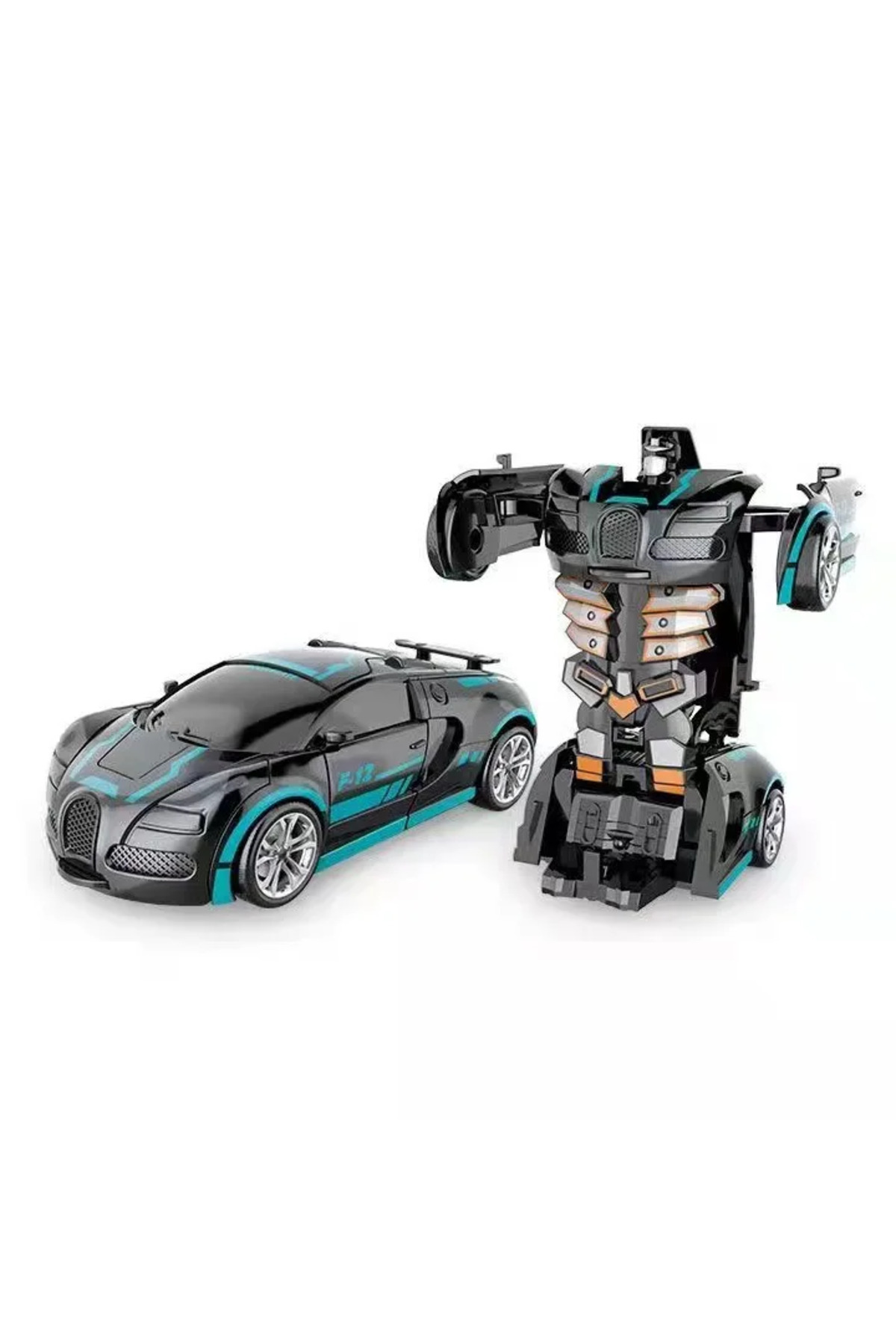 Choice1-Transformer car Z Shape-shifting toy car inertial impact one-button shape-shifting boy puzzle collis 1