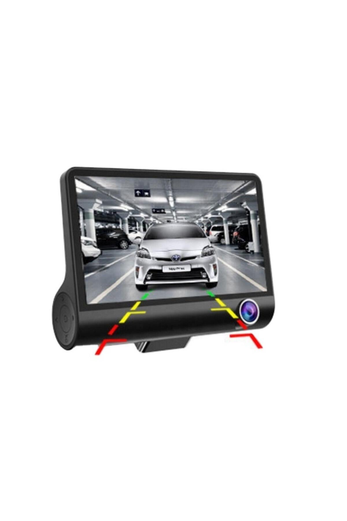 Denx-Dash Cam 3 Channel Car DVR Front Inside Rear Camera G-Sensor Night Vision Loop Recording. 6